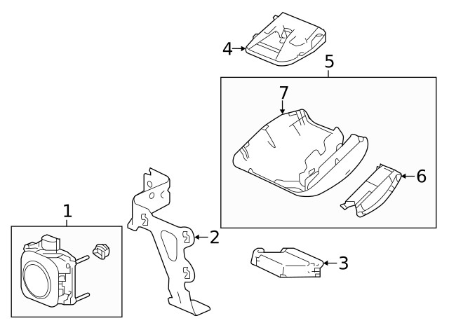 Genuine Honda Collision Avoidance Camera 36150-T2A-A16