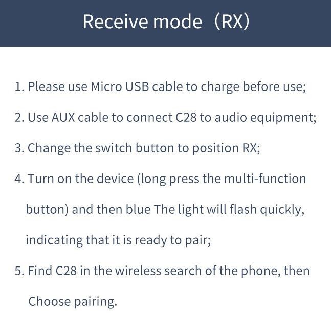 2 IN 1 Universal Bluetooth 5.0 Audio Transmitter Receiver Adapter With 3.5 Cable