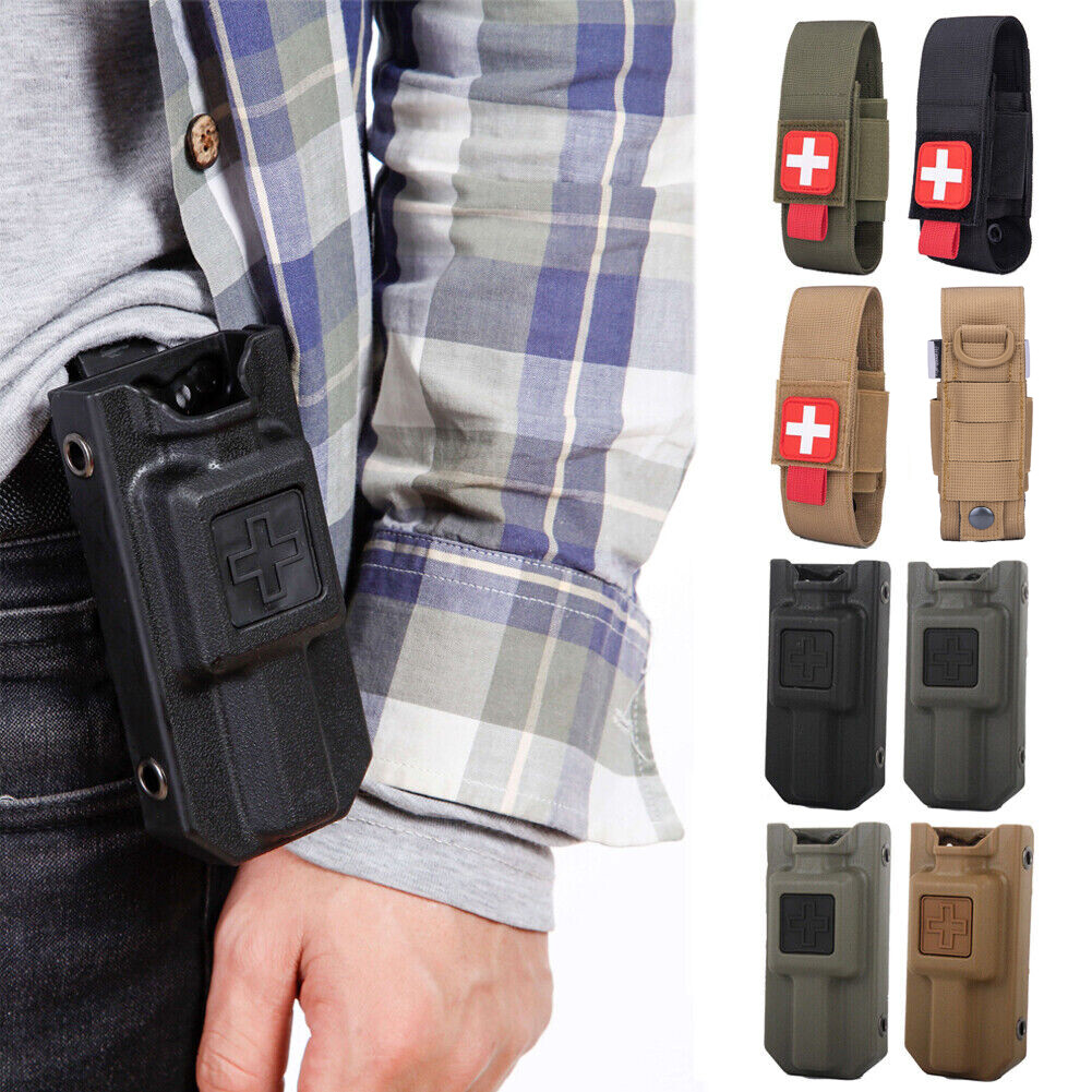 Tactical Tourniquet Holder Case Hunting Camping Hiking Molle Pouch Storage Bag