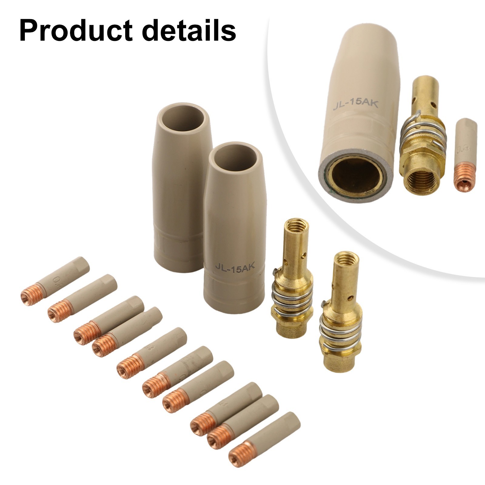 Professional Quality 15AK Coating Protection Nozzle Set for Metalworkers