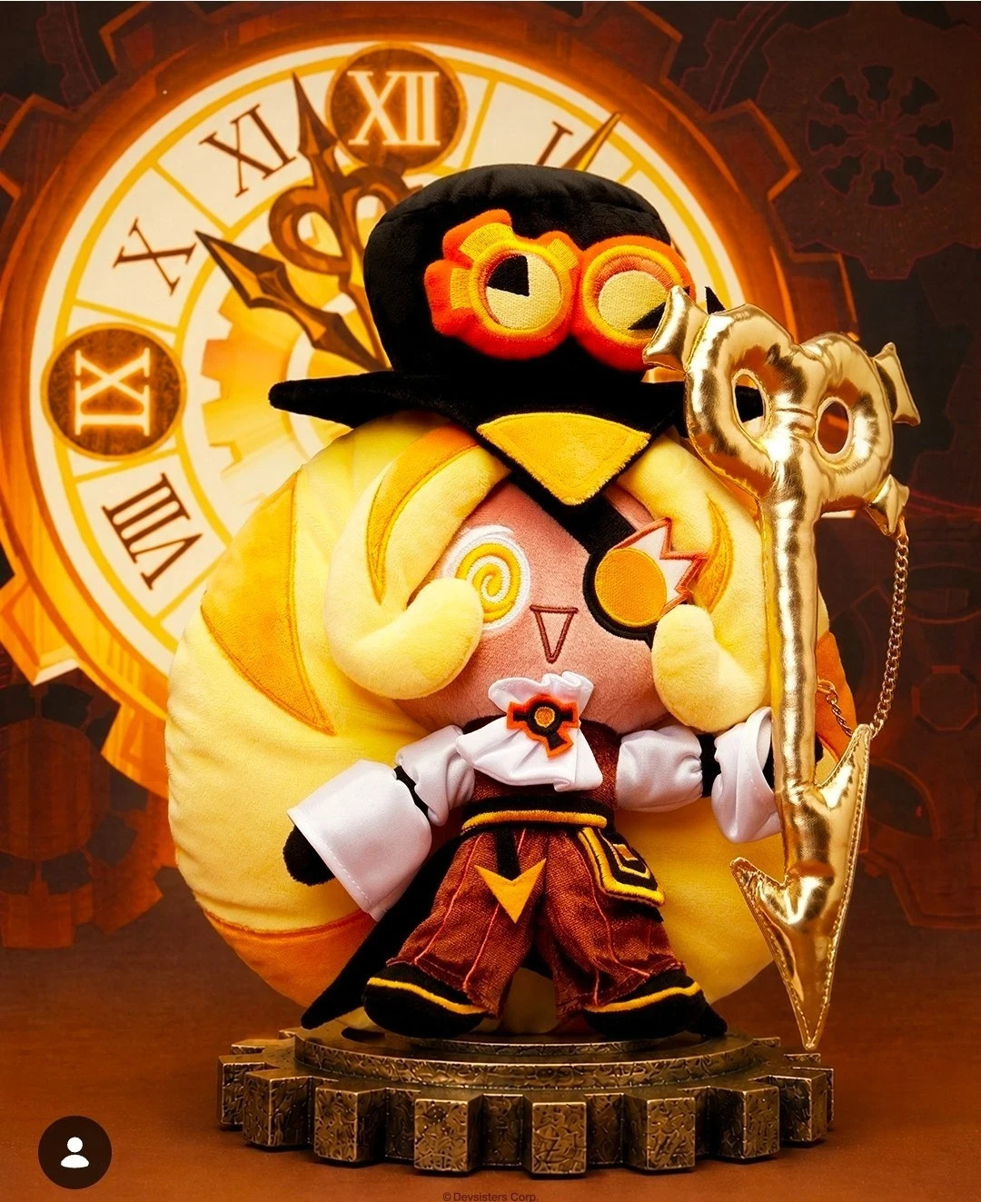 Cookie Run Kingdom Time Keeper Cookie Plush Limited + Express