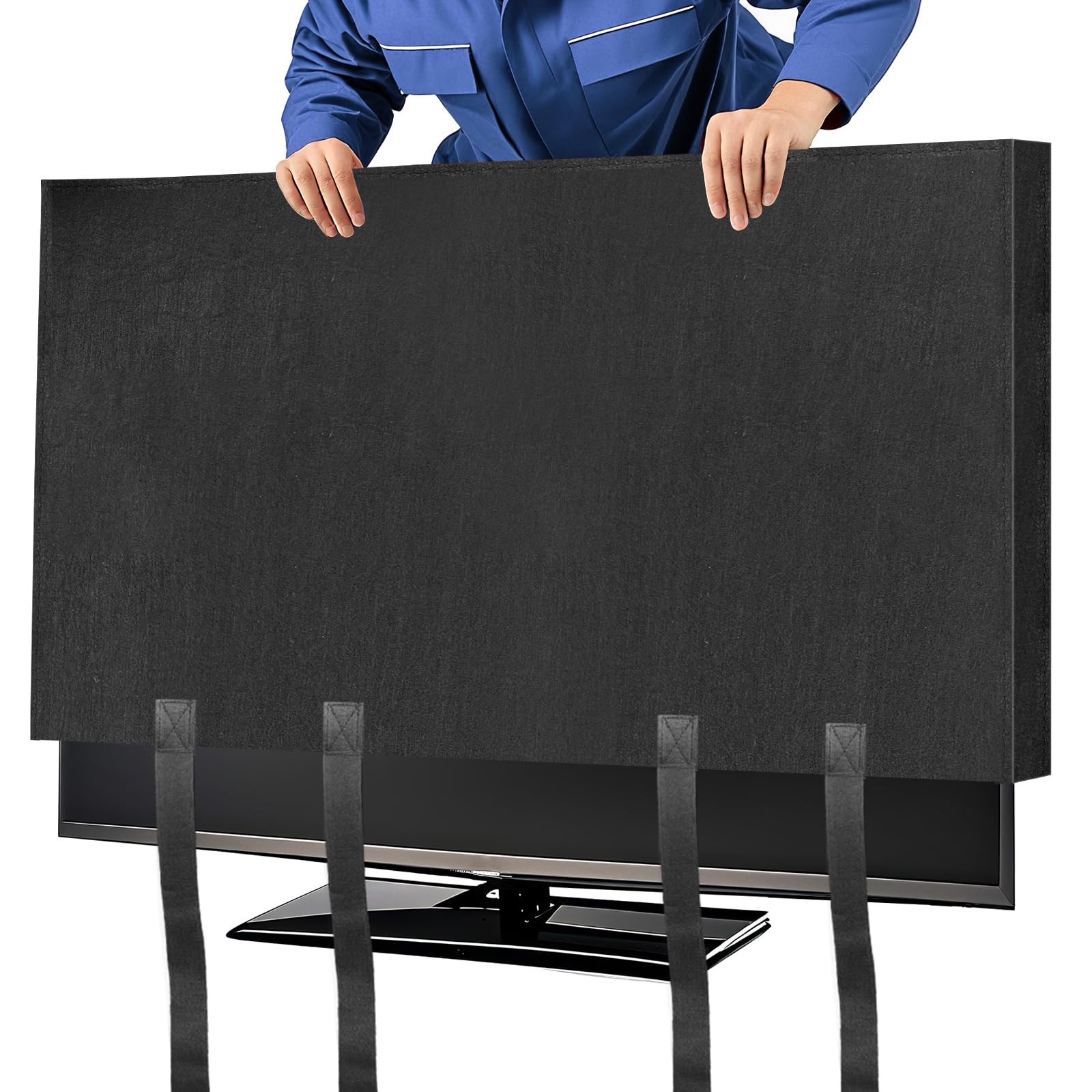 Wibeelee TV Screen Cover for 50"-55" TVs - Dustproof Anti-Scratch Moving