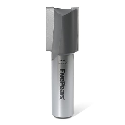 Five Pears WYL2FZD 23/32/x/1/1/2 Straight Router Bit