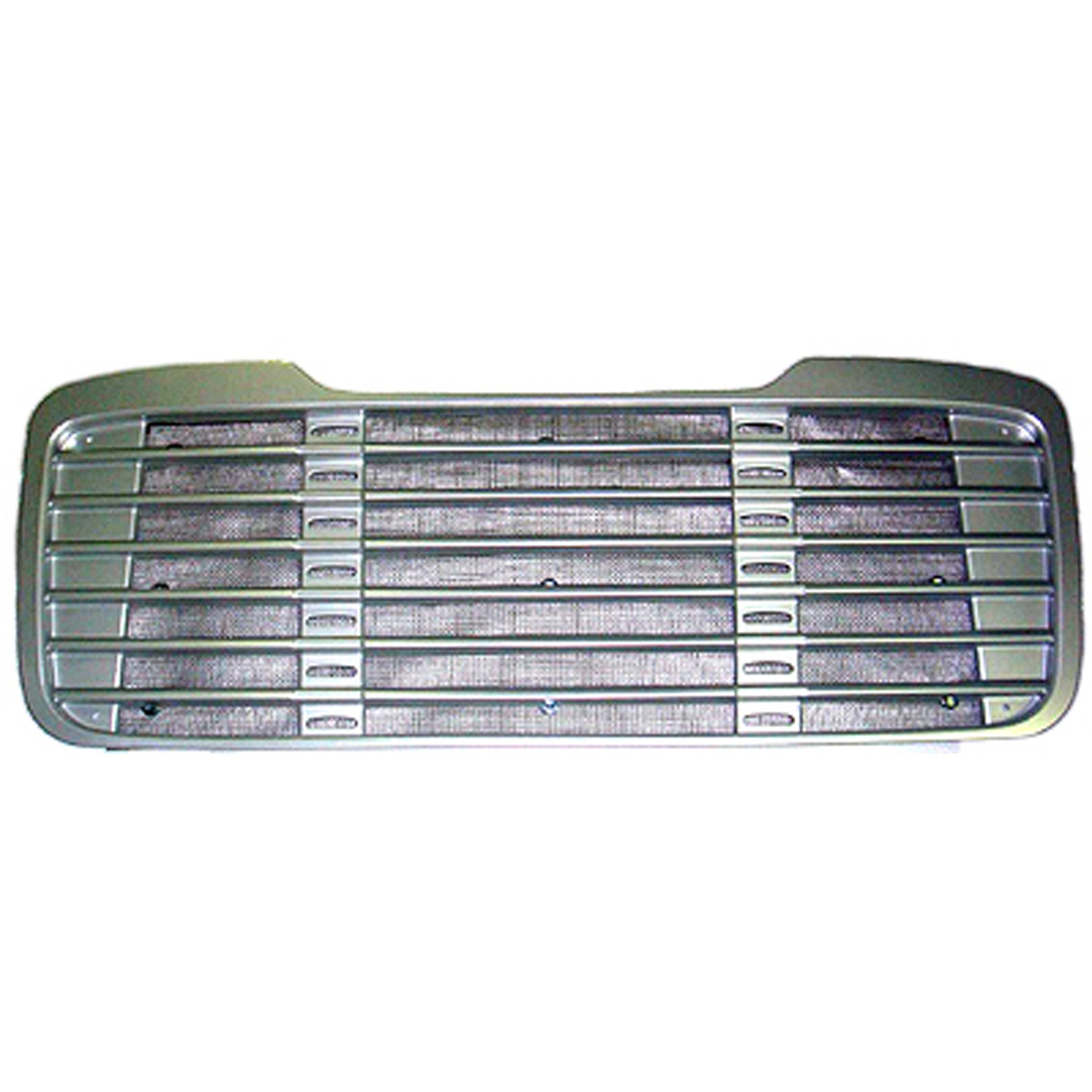 Fits a 2003-2011 Freightliner M2 Silver / Argent Grille A17-14787-000