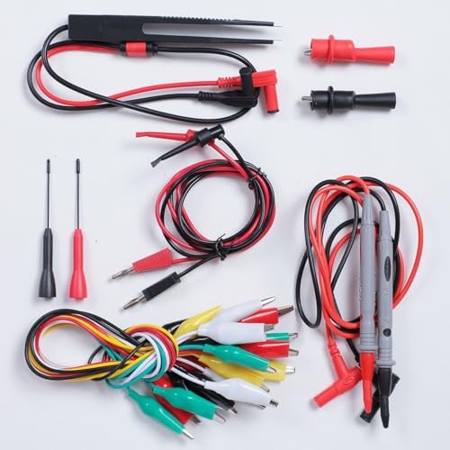 19Pcs Electrical Multimeter Test Leads Set with Alligator Clips Test TKDTL2908