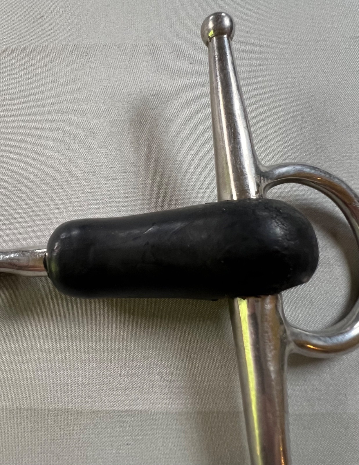 5" Rubber Full Cheek Bit