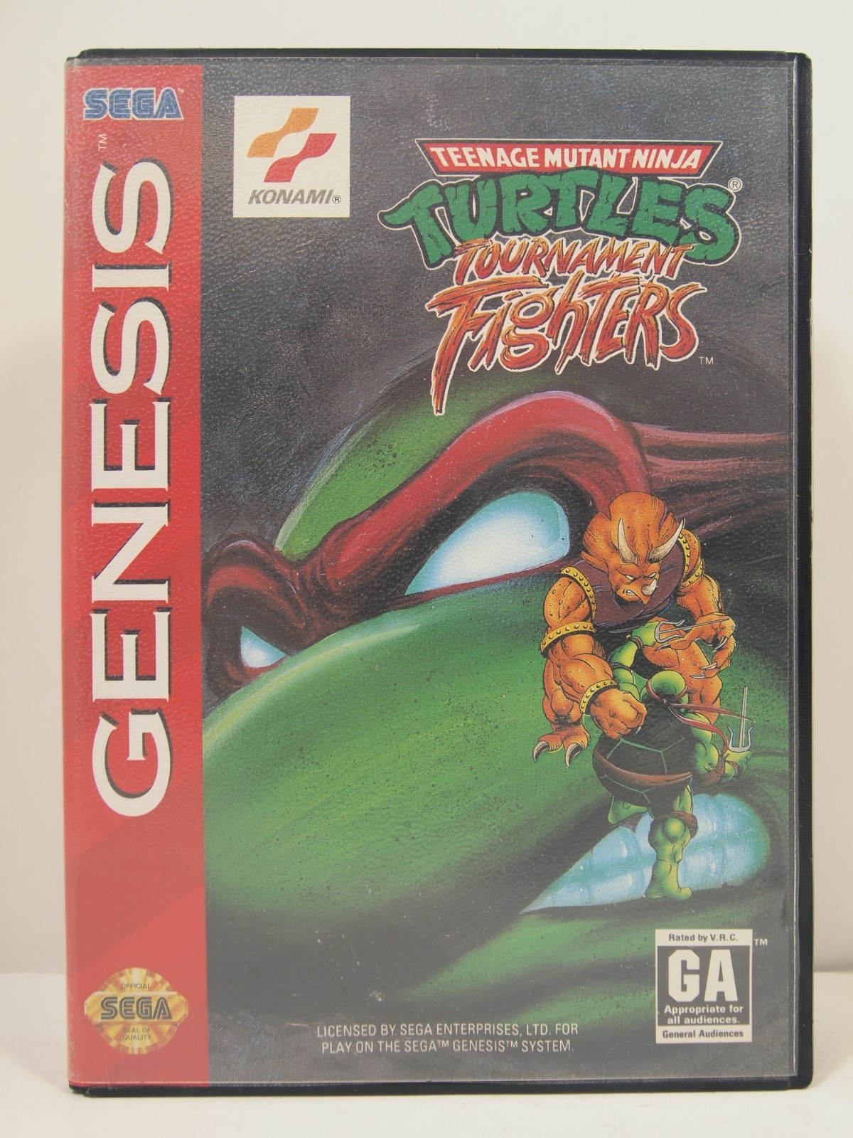 Teenage Mutant Ninja Turtles Tournament Fighters SEGA Genesis Authentic BOX ONLY