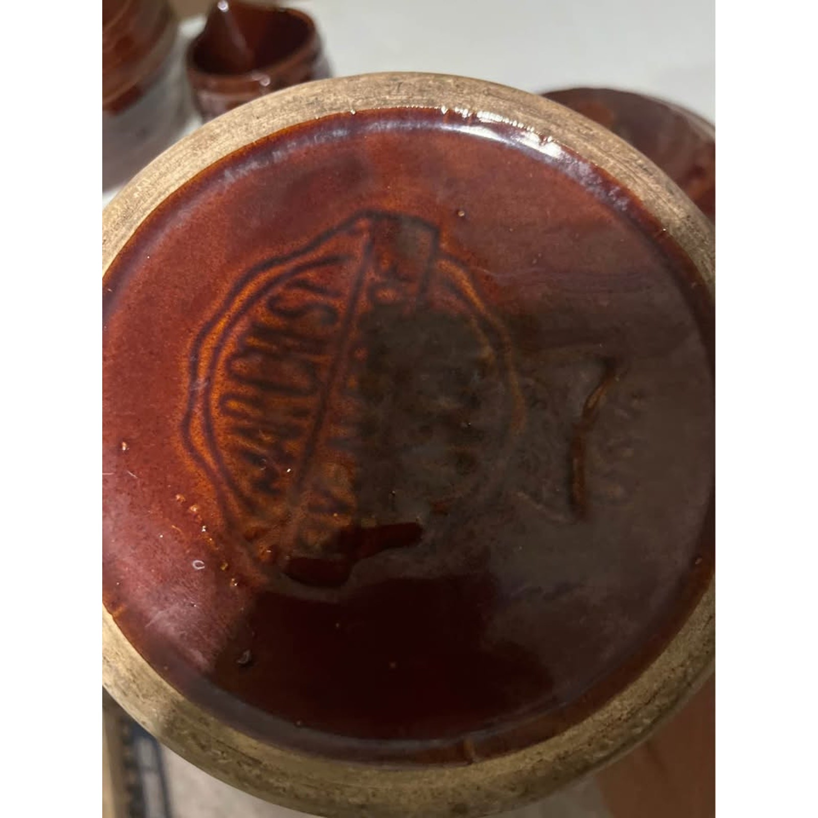 Vintage Marcrest Brown Daisy Dot Creamer