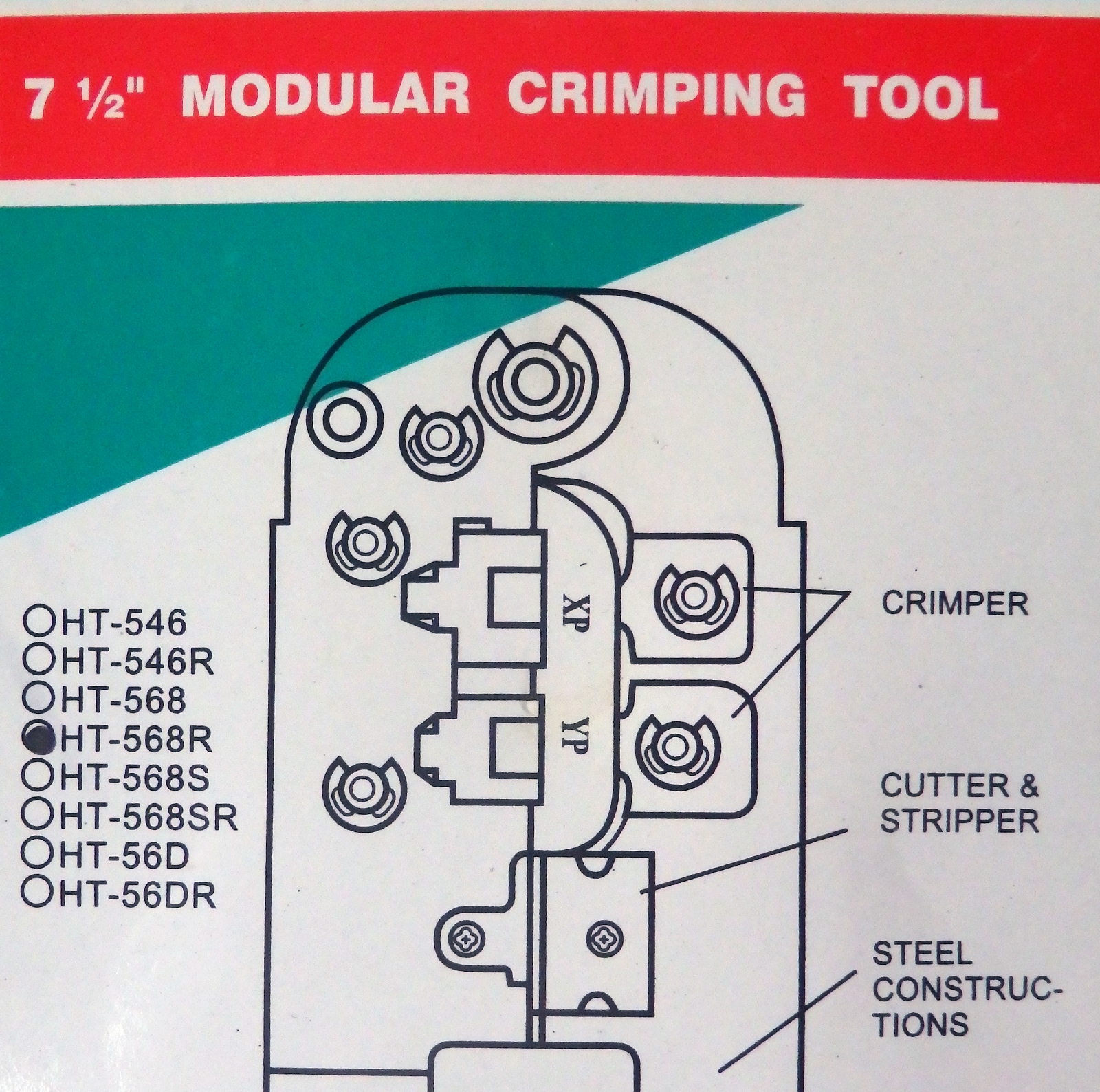 Installation Tool Package with C - Toner plus Punch Tool and Ratchet Crimper