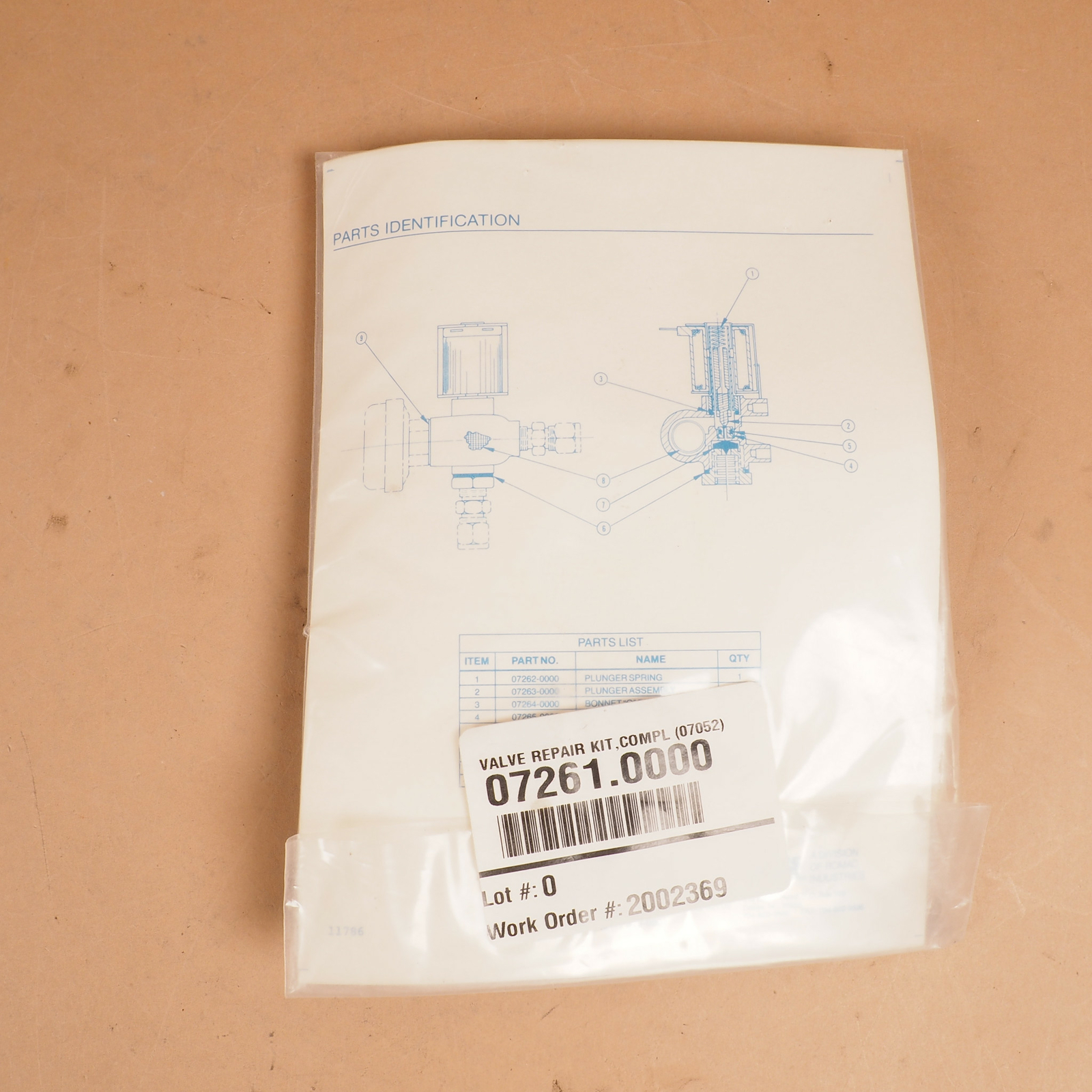 Bunn 07261.0000 Valve Repair Kit