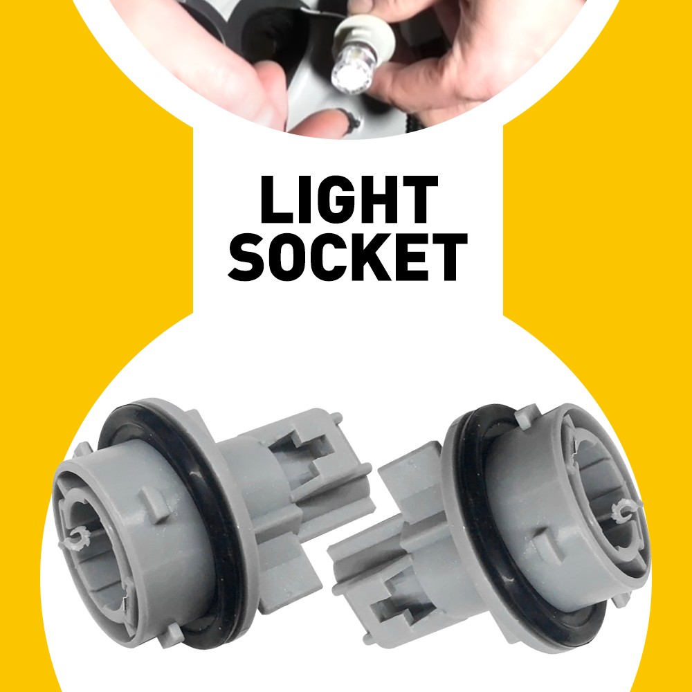 2pcs Turn Signal Lamp Socket For 92-95 Toyota 4RUNNER CAMRY TACOMA SCION TC