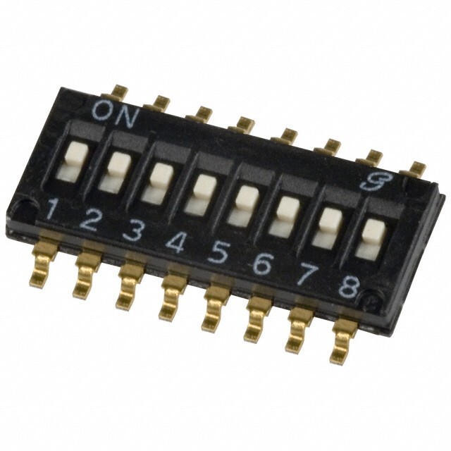 Pack of 5 97C08SRT Switch slide dip SPST 25MA 24V............... (DS1D2)
