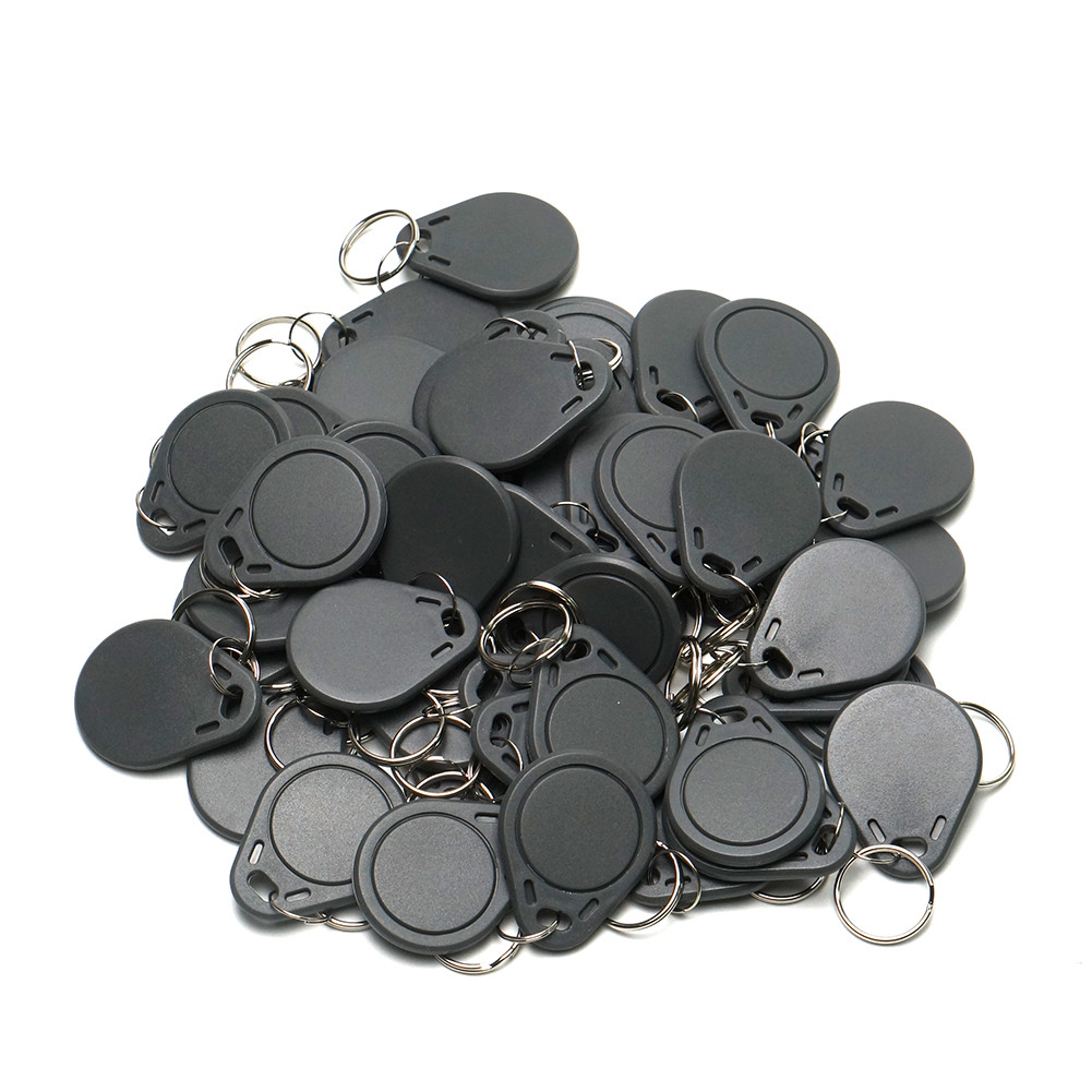 50pcs UID RFID 13.56mHz IC Tags Keyfob Proximity Chip Block 0 Sector Writable
