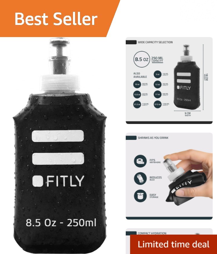 Versatile 250ml Soft Flask - Ideal for Running, Climbing, and Cycling Activities