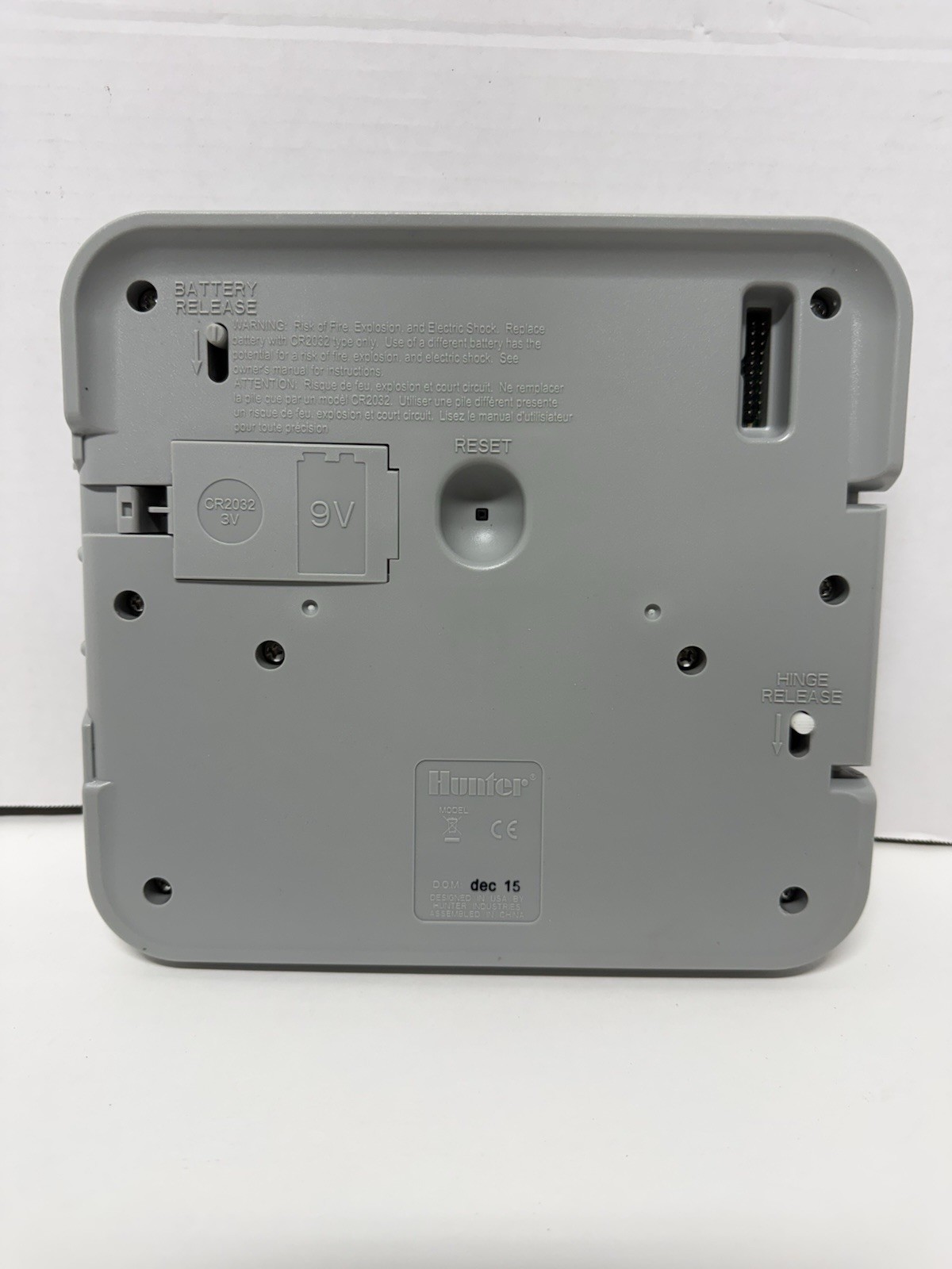 Hunter Pro-C / PC-400i 32 Station Lawn Sprinkler Controller Front Panel ONLY