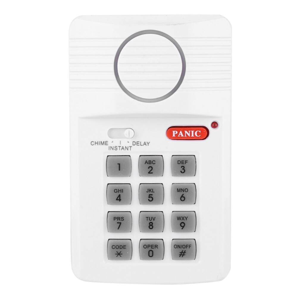 Door Alarm System 3 Settings Security Keypad With Panic Button For Home CSO