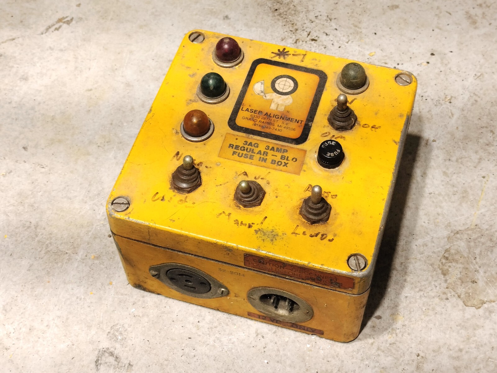 Laser Alignment Machine Control Box Controller Laser Backhoe Dozer