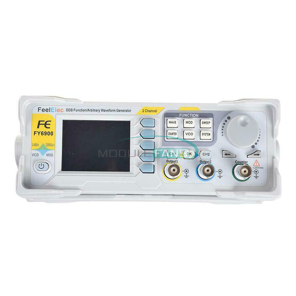 FeelTech FY6900 60M DDS Function Signal Generator Arbitrary Waveform Pulse