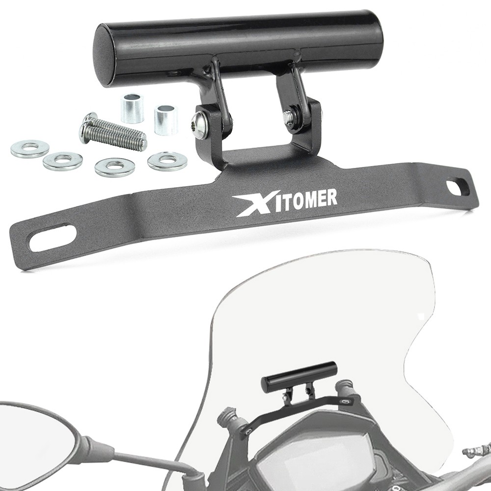 Fit For Moto Guzzi V85TT 2019-2024 1×4.0 Aluninum Navigation Bracket Mounts