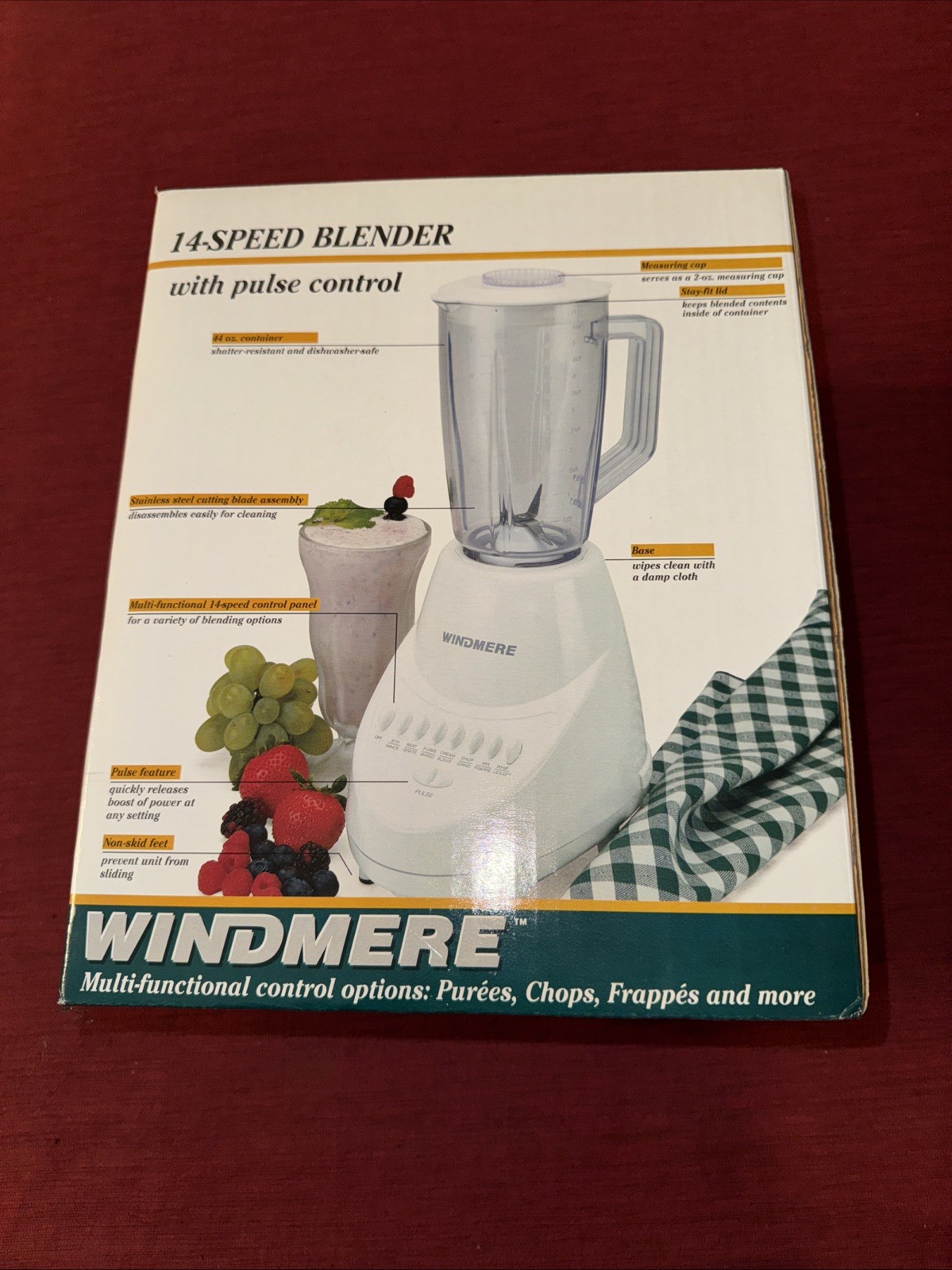 Wind Mere 14 Speed Blender with Pulse Control. Brand New with Tags.