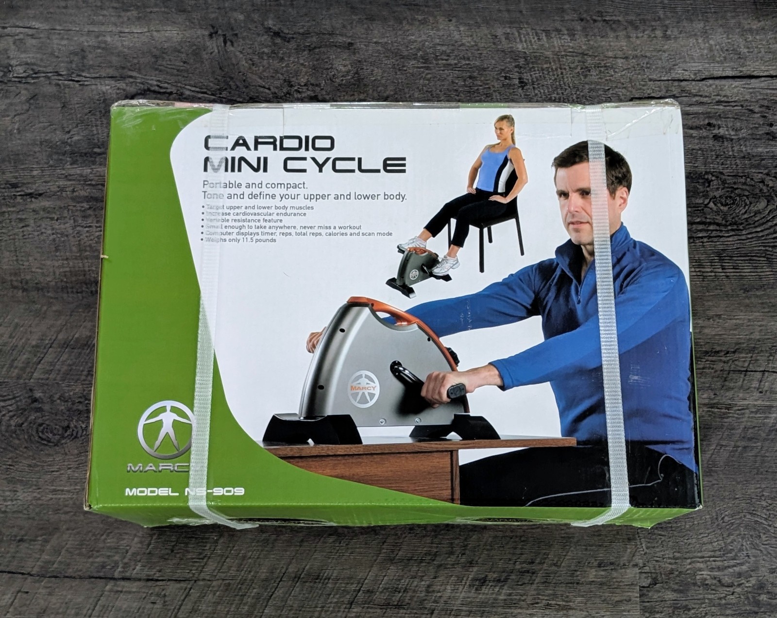 Marcy Mini Exercise Stationary Cycle: NS-909 for Home-Office Cardio-Legs NIB