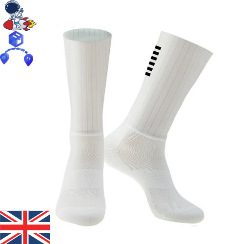 Silicone Aero Cycling Socks Anti Slip Bike Running Sports Men Women Breathable