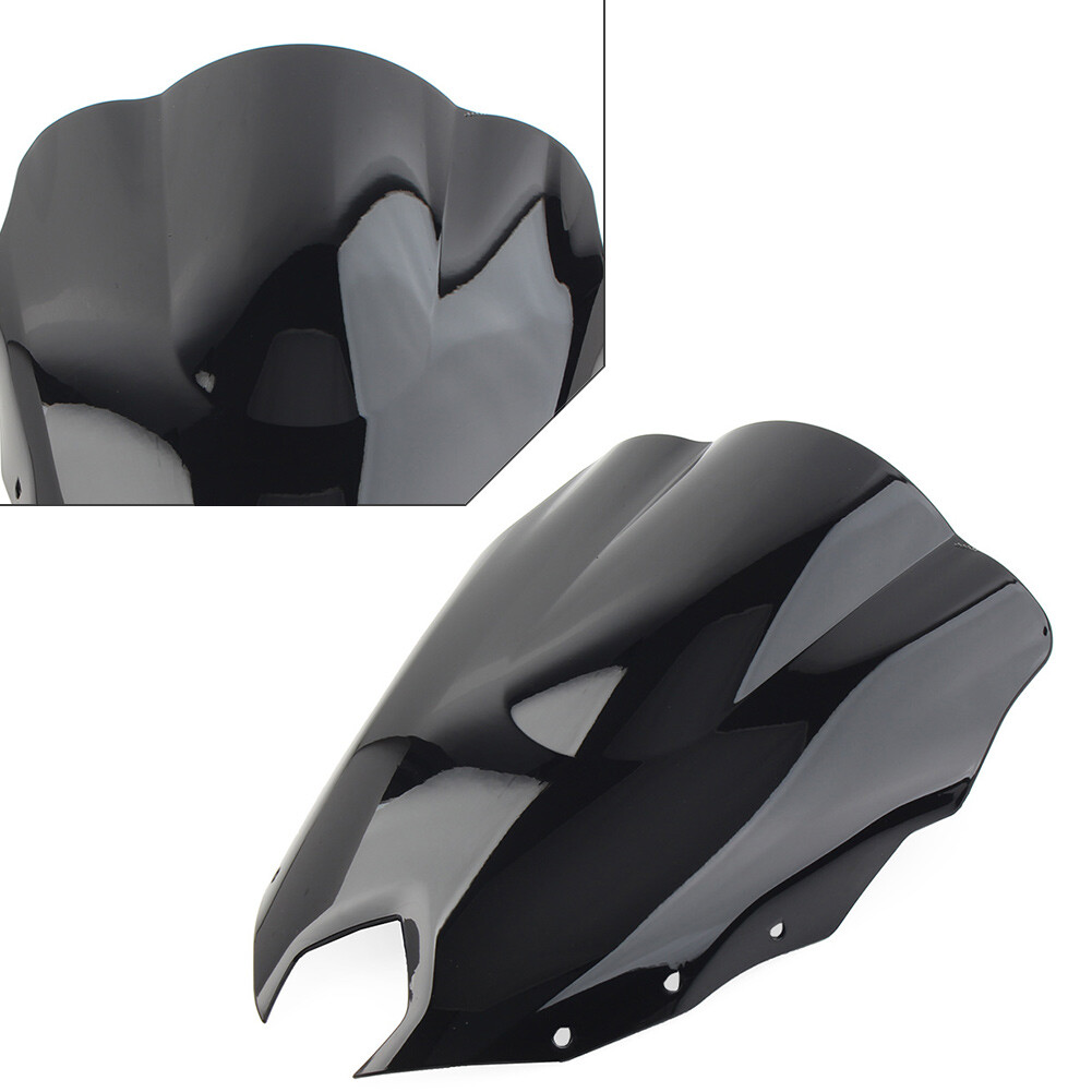 Windscreen Windshield Screen for YAMAHA FZ-6R 2009-2015 2010 2011 2012 Black US
