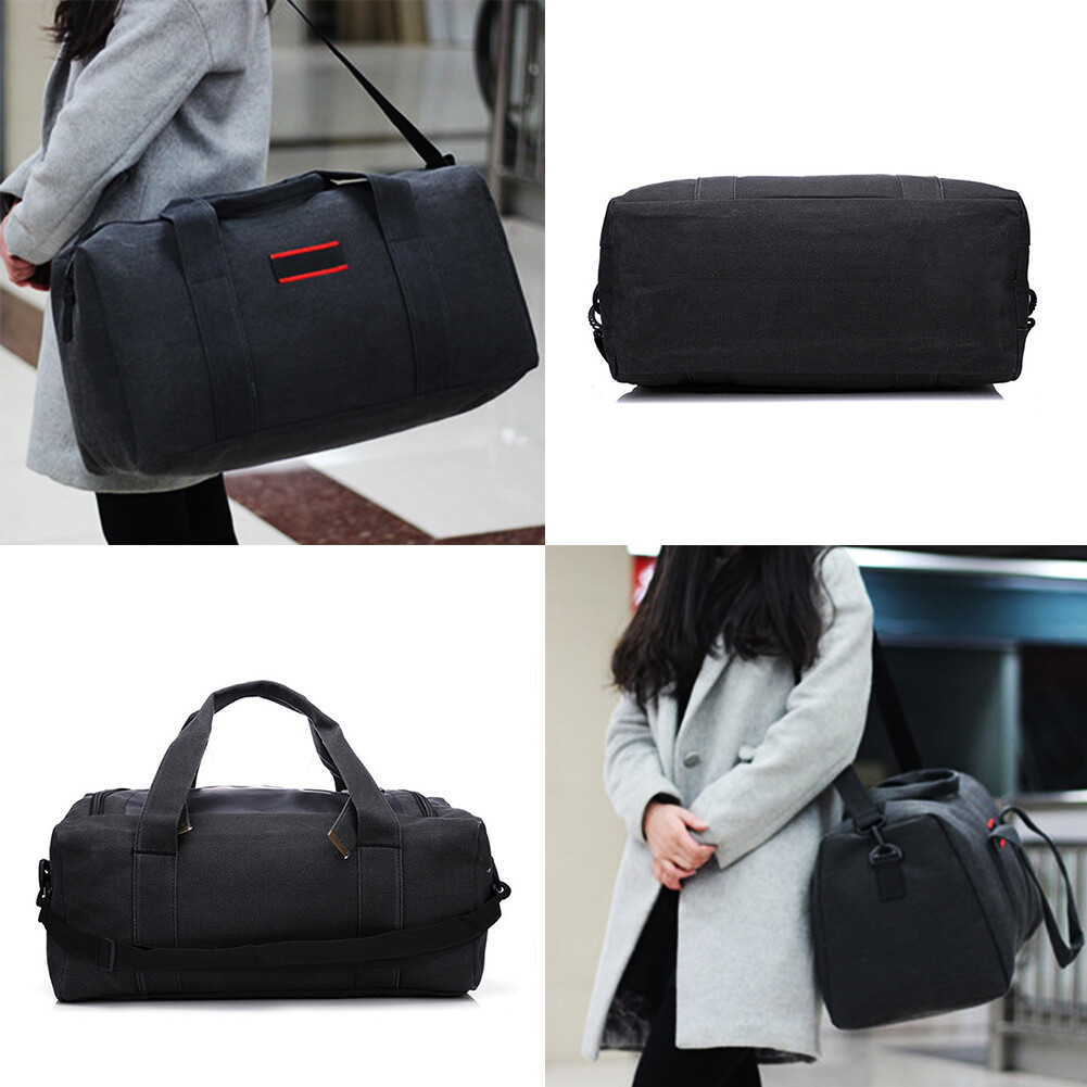 US 1Pc Sport Travel Luggage Handbag Tote Shoulder Military Canva Duffle GymBag