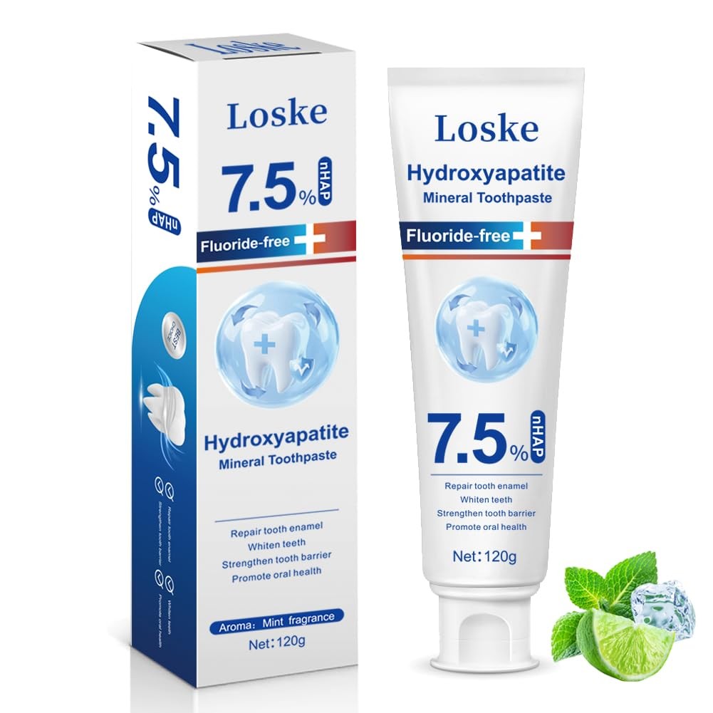 Hydroxyapatite Toothpaste for Stronger Teeth Natural Remineralization Formula