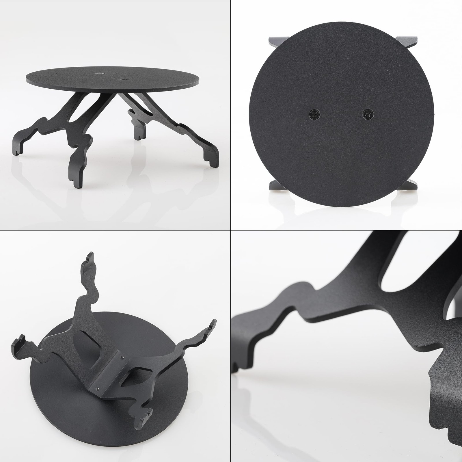 Multi-Functional Metal Stand for Desktop Black Sand Effect Speaker Desktop Sp...