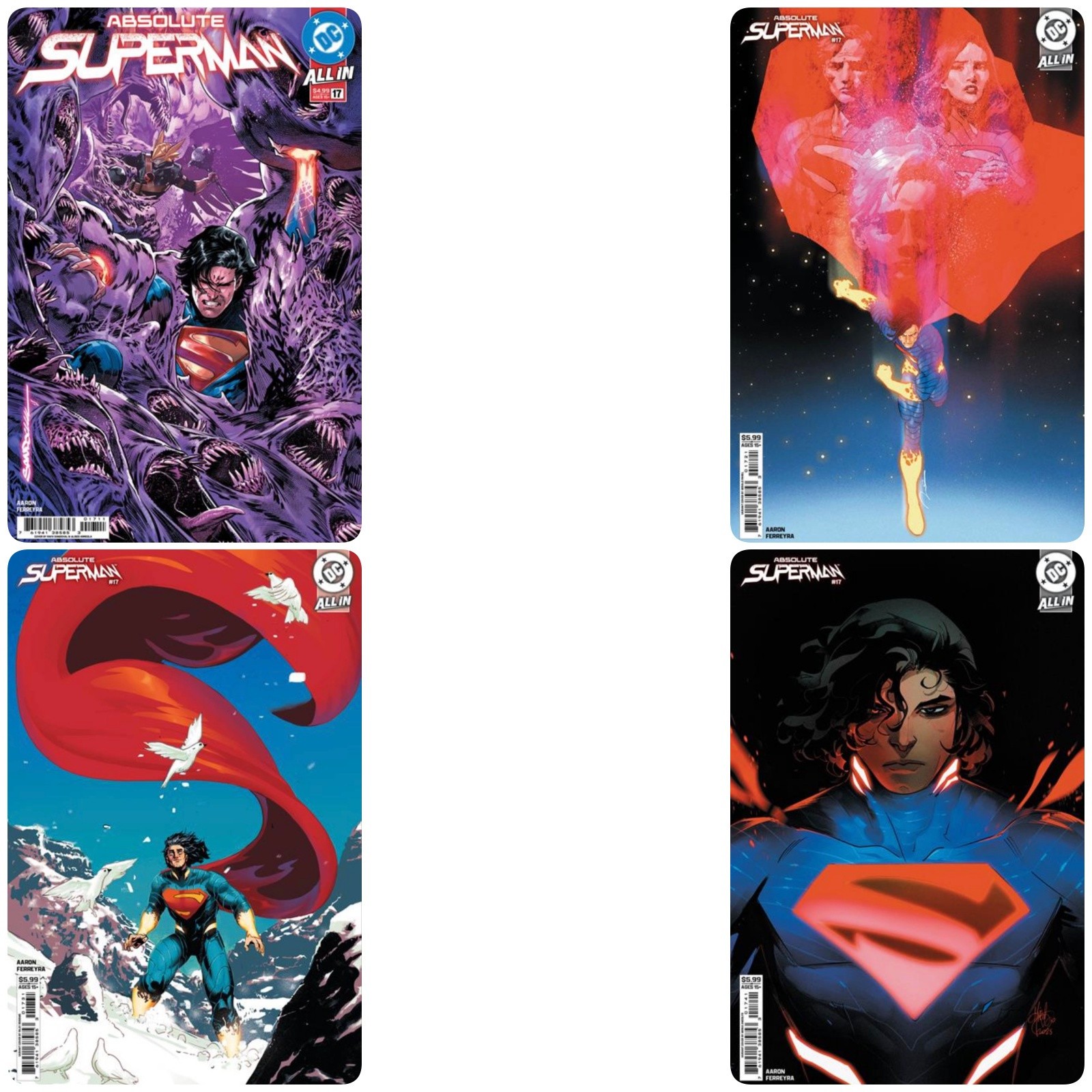 ABSOLUTE SUPERMAN #17 **COVER SELECT** OPEN PRESALE 03/04/26