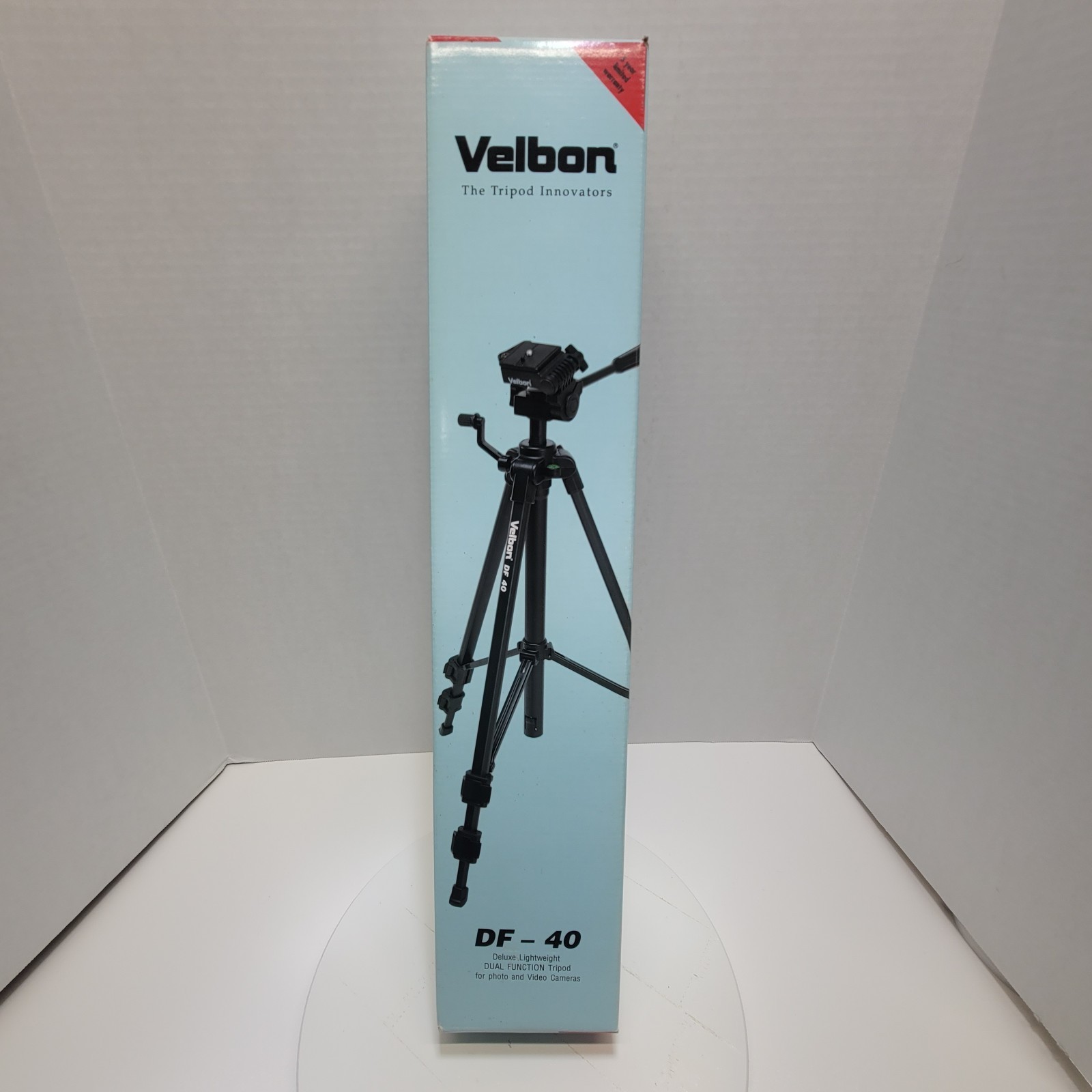 Velbon DF-40 Deluxe Lightweight Dual Function Tripod For Photo & Video Cameras