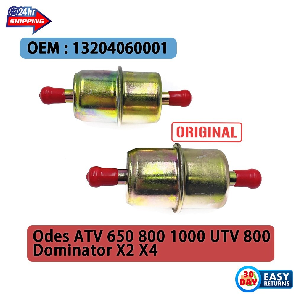 2X Original Fuel Filter For Odes ATV 650 800 1000 UTV 800 Dominator X4 Quad ATV