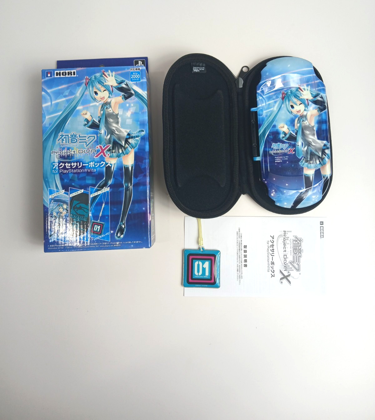 Sony PS Vita HORI Hatsune Miku Project Diva X Accessory Box PSV-150 Complete JPN