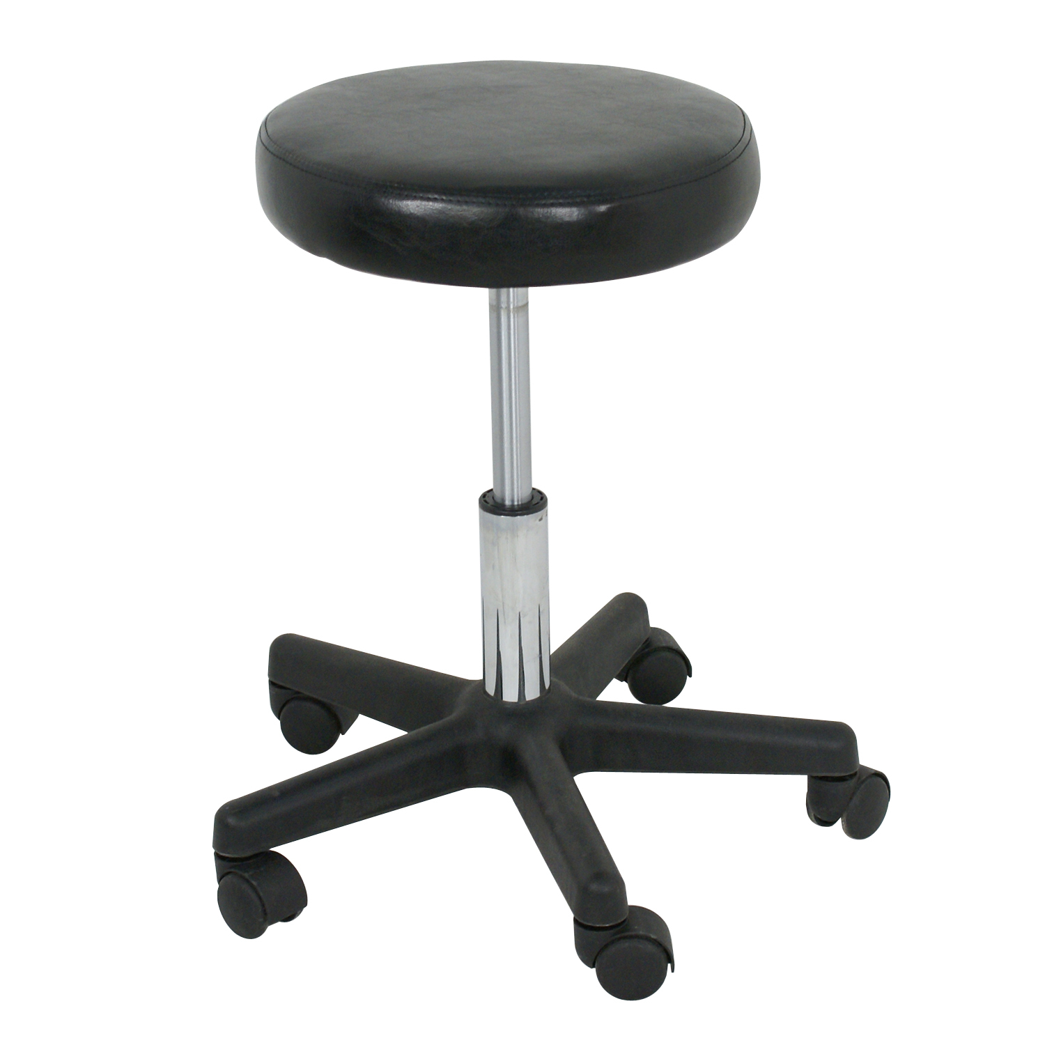 2PCS Adjustable Hydraulic Rolling Salon Stool Tattoo Massage Facial Spa Chair