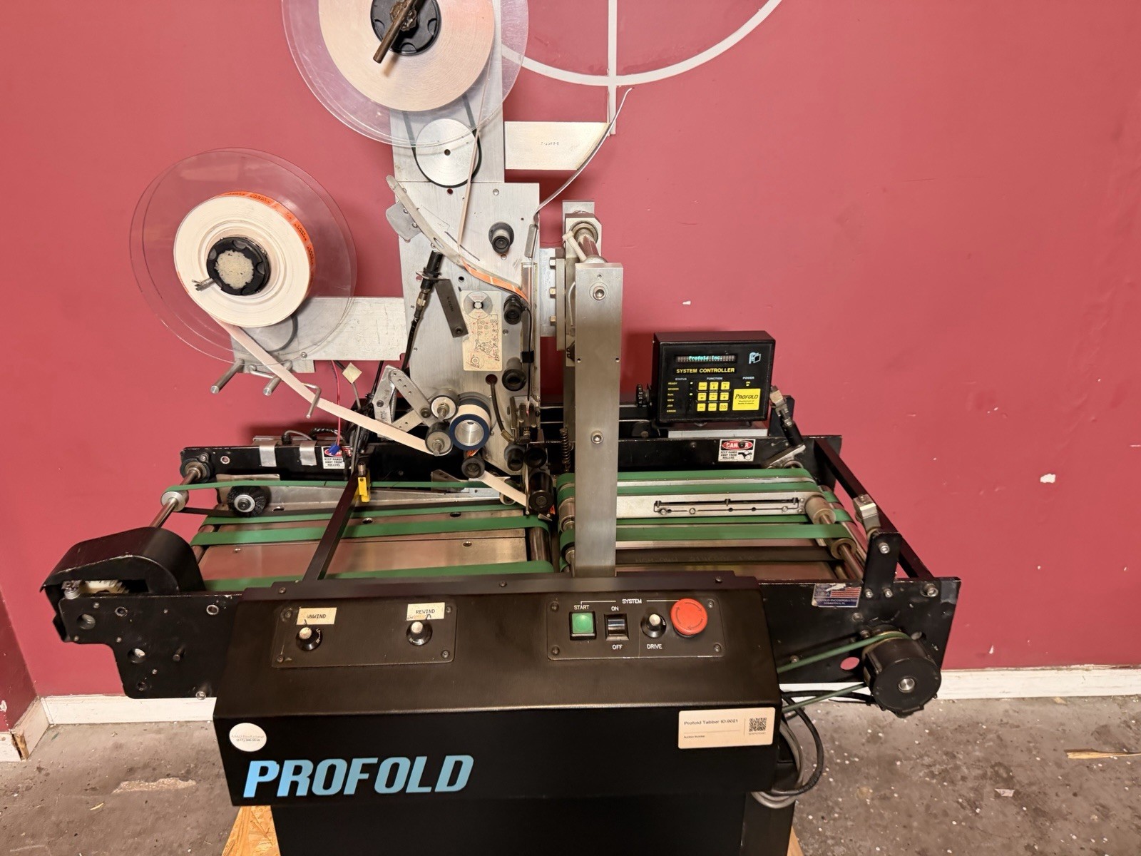 Profold Tabbing Machine !Video!