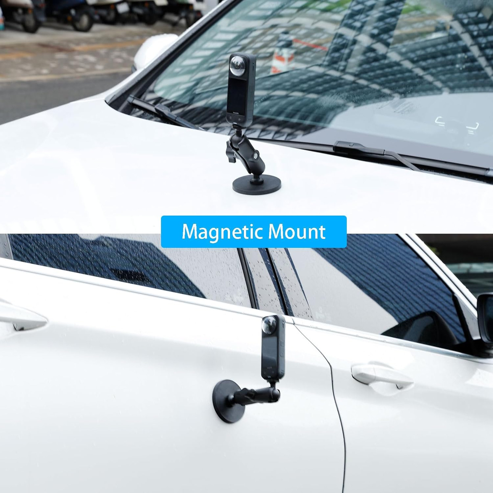 Camera Mount Kit for Insta360 Series Suction Cup Magnetic Stand Car Windshield
