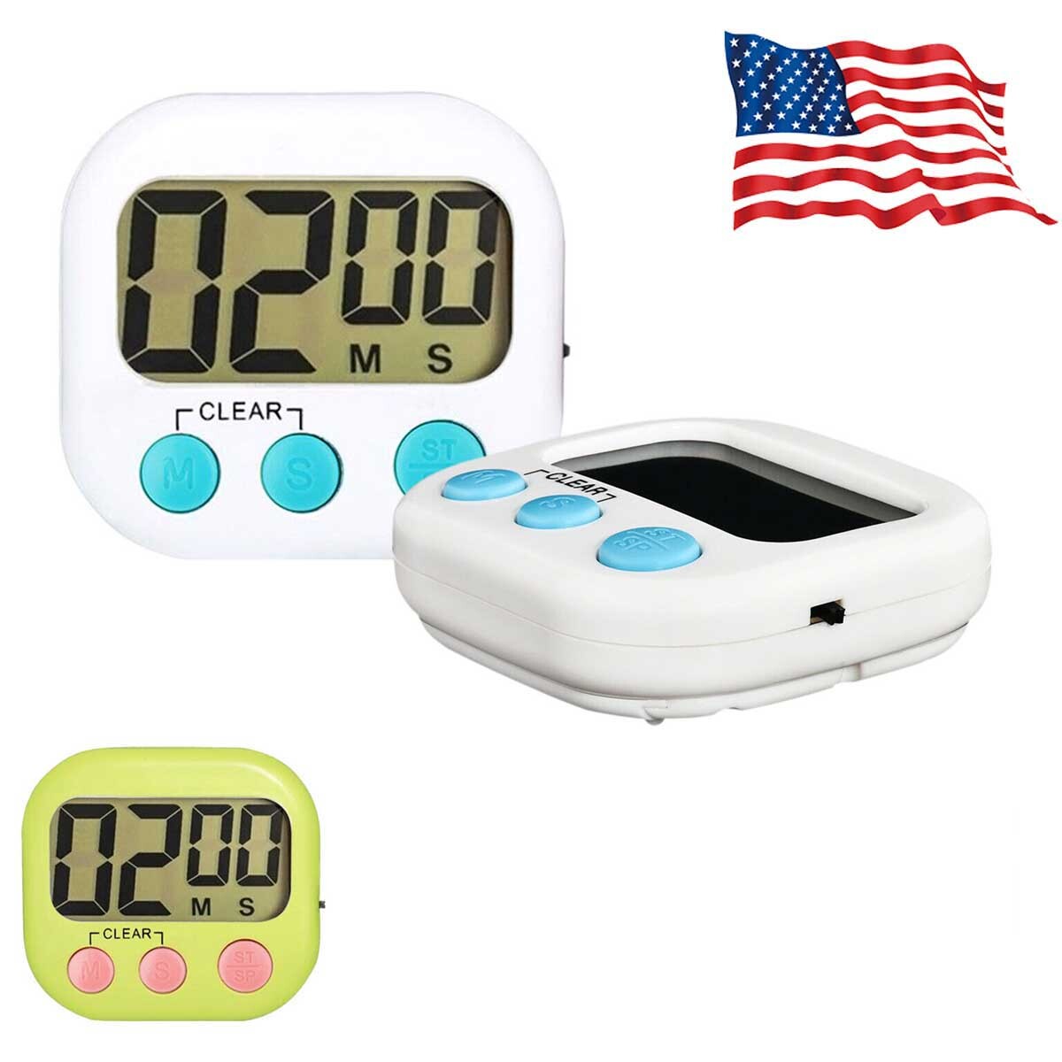 Clear Digits Press any button to stop the beeping Very Easy For Use timer