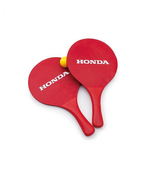 Genuine Honda Branded Beach Bat & Ball Set - 2 Bats and 1 Ball for Beach Tennis