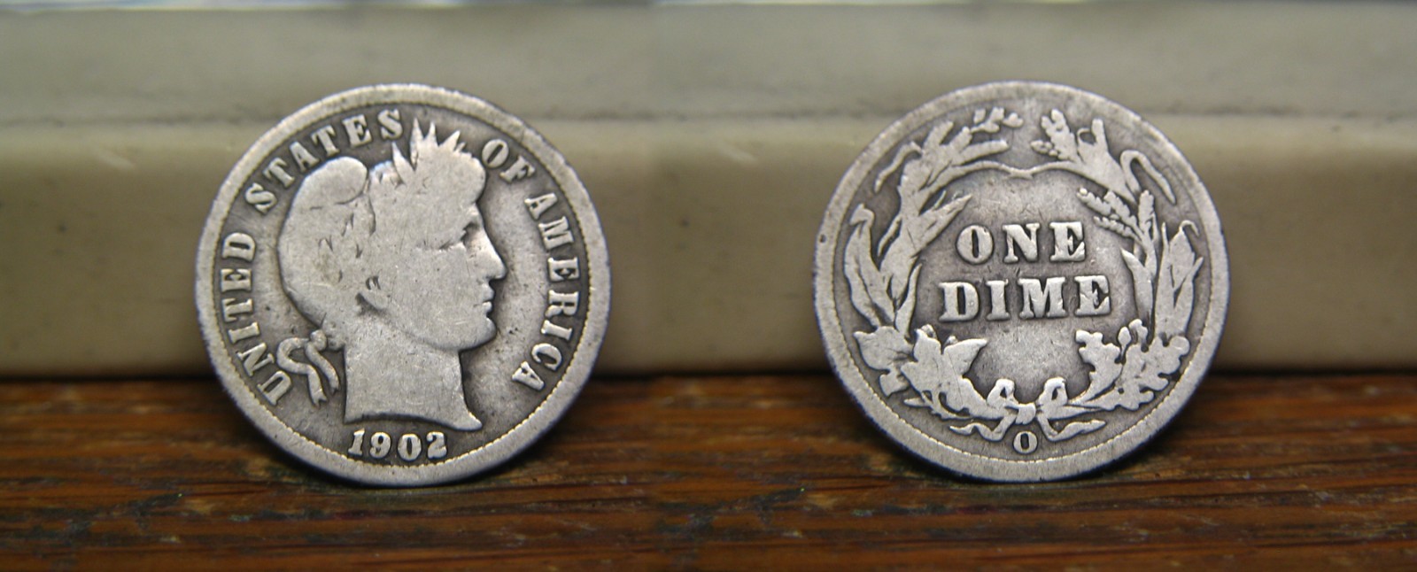 1902-O BARBER LIBERTY HEAD SILVER DIME 1902O US COIN