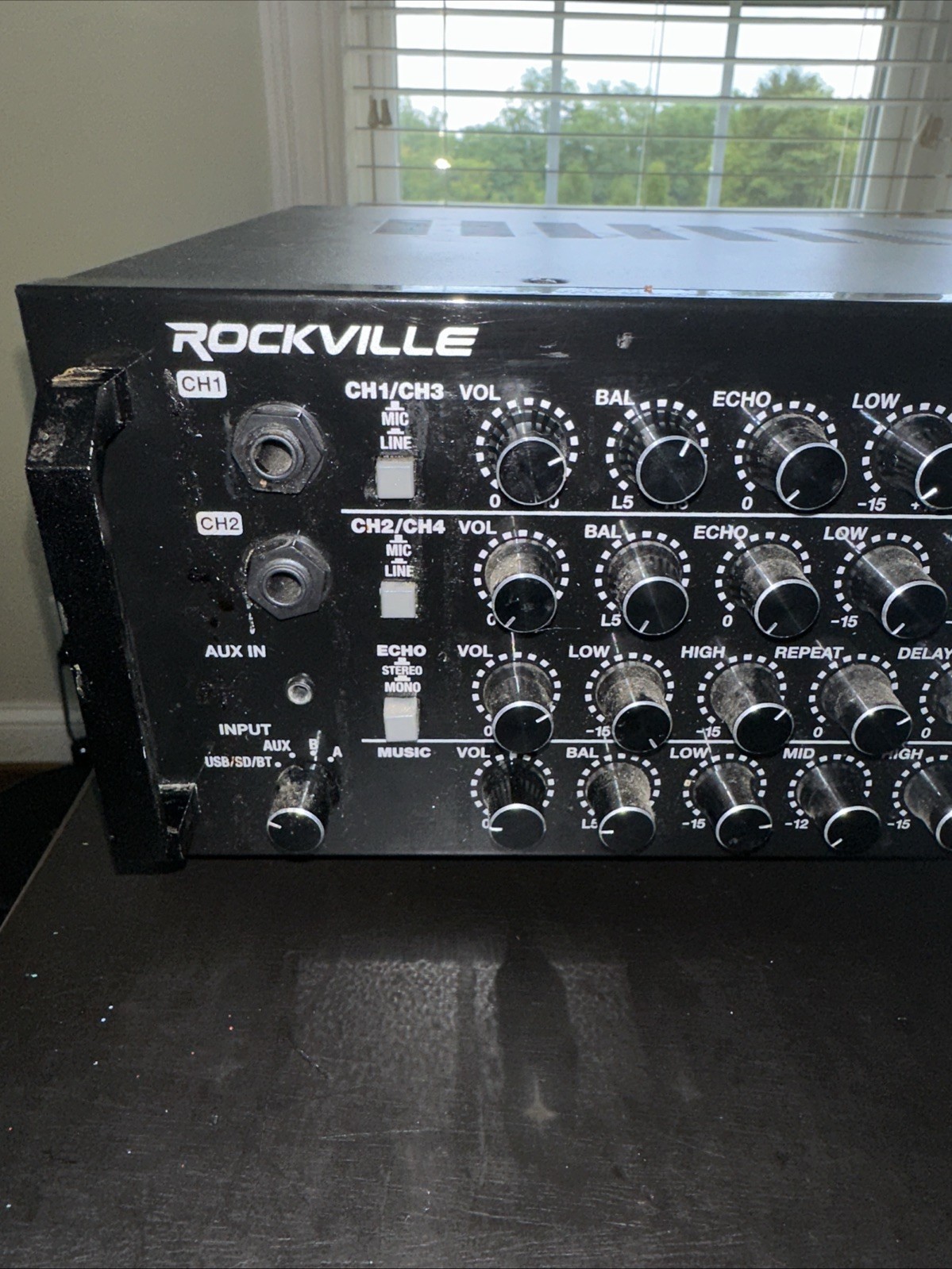 Rockville SingMix 45, Powered Mixer Amplifier