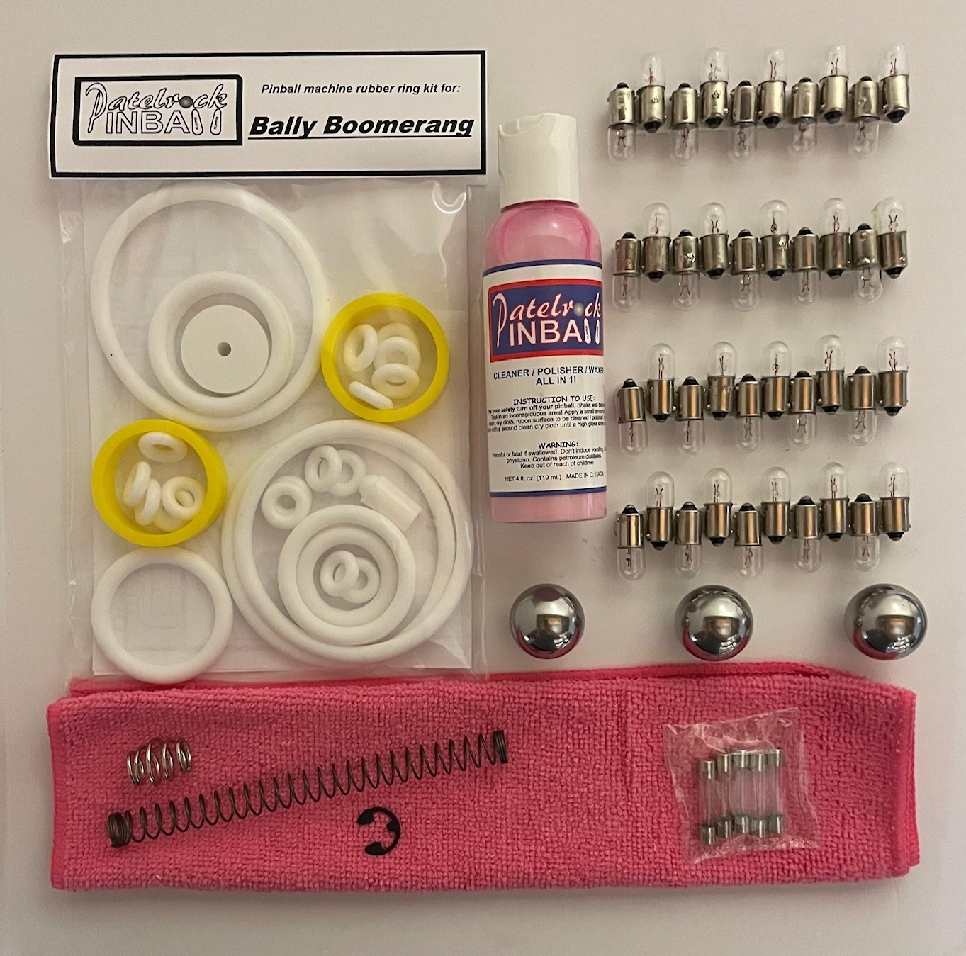 1974 Bally Boomerang Pinball Machine Maintenance Tune Up Kit