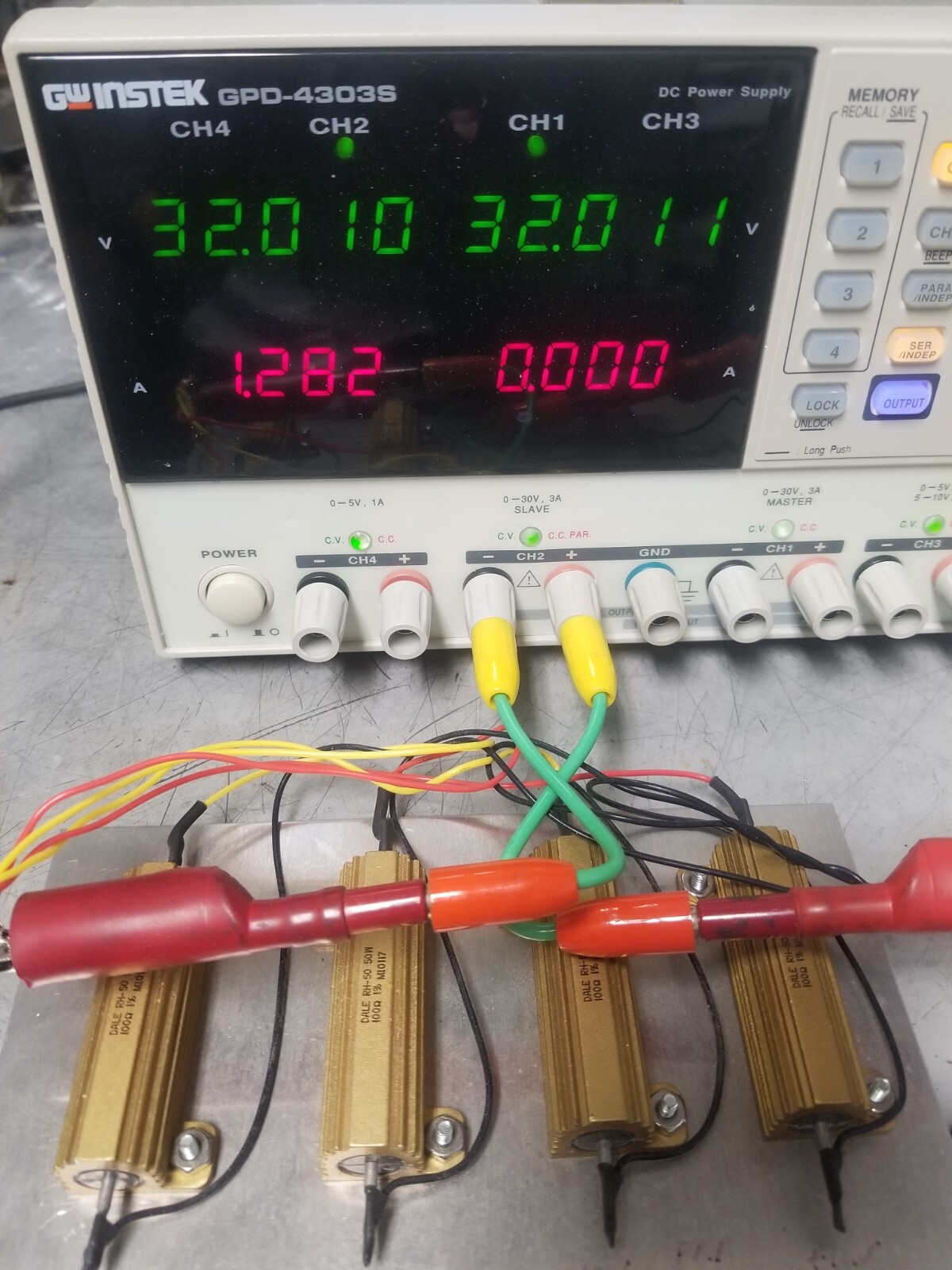 USB Programmable Benchtop Lab Power Supply 4 OUTPUT 30Vx2@3A or 60V@3A 10V & 5V