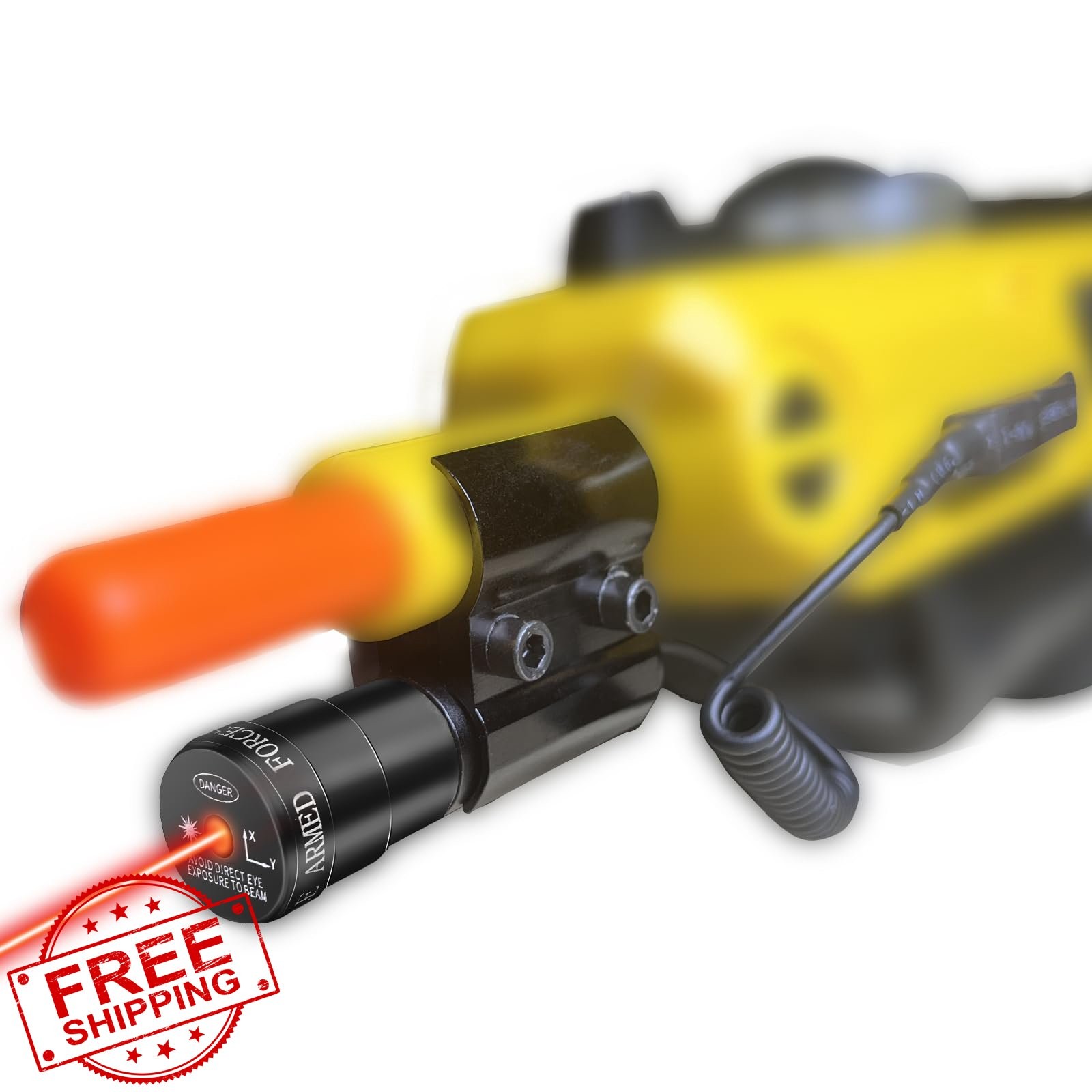 Bug Salt Gun Laser Sight Rechargeable 2.0-4.0 Adjustable Aiming Accessory