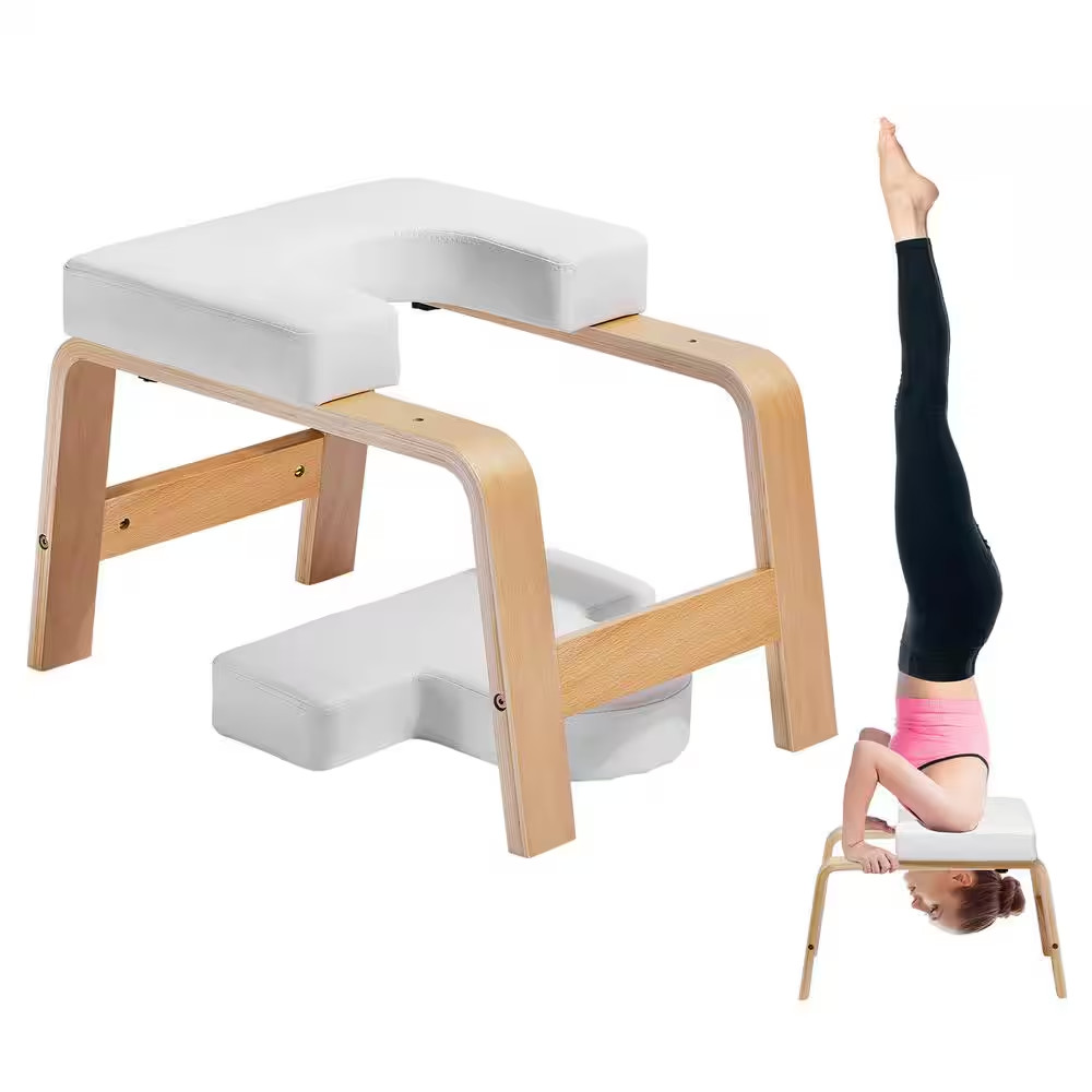 Yoga Headstand Bench, 300 Lbs. Capacity Yoga Inversion Chair for Family Gym, Hea