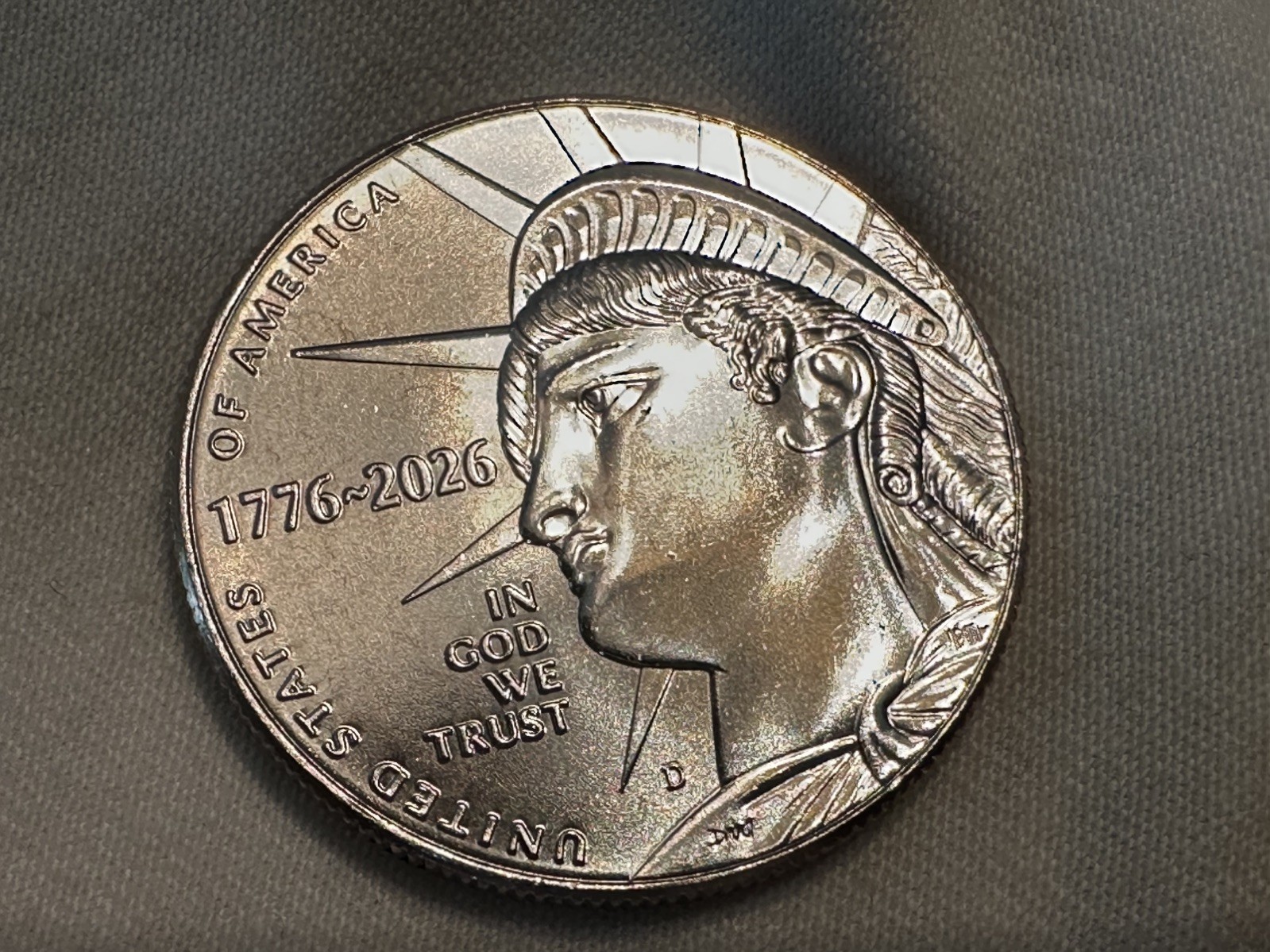 2026 D - Denver - Enduring Liberty Half Dollar Gem Brilliant Uncirculated