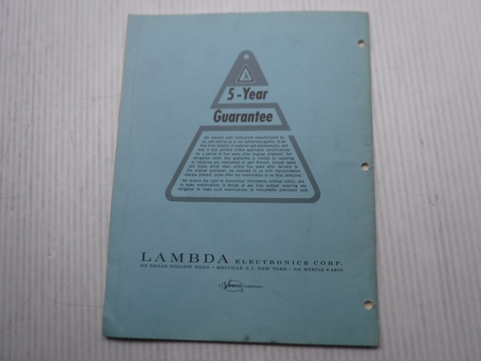 Lambda LM D Package Regulated Power Supplies Manual IM-LMD