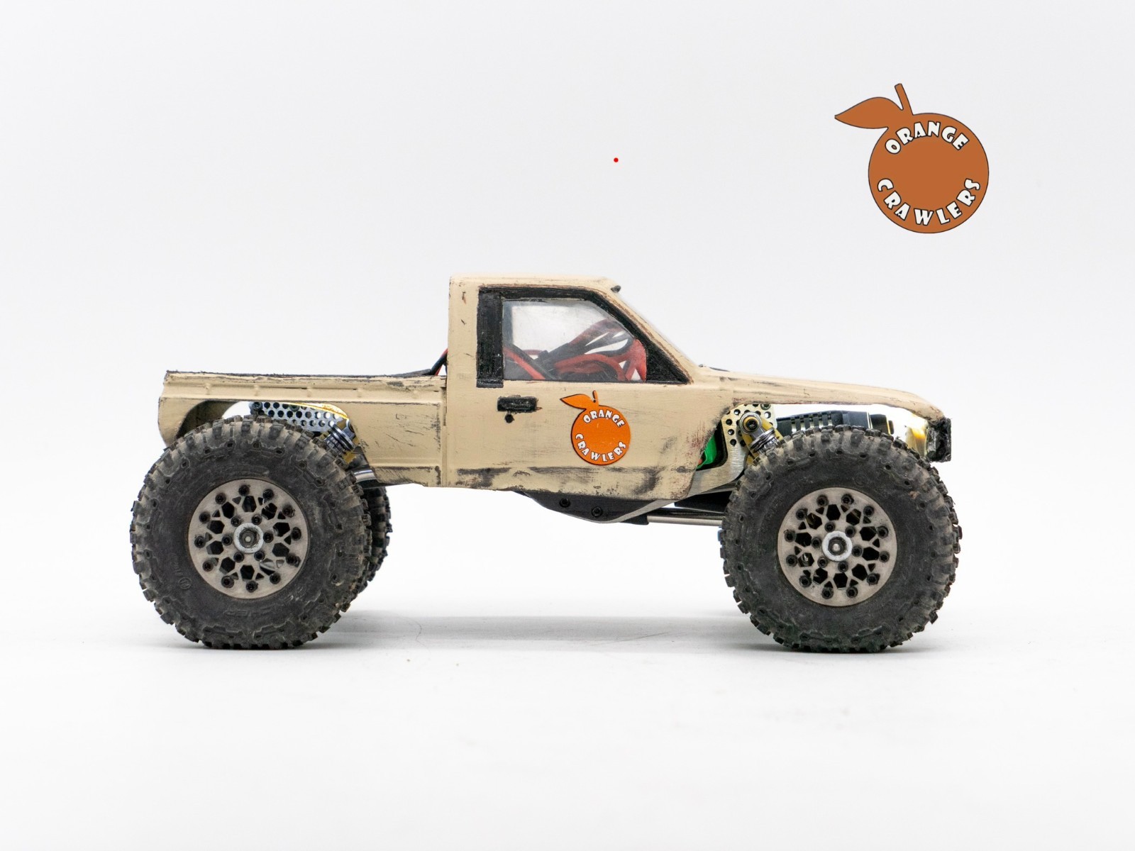 SCX24 Sliver Pro Stainless. 15° skid, adjustable geometry, sliders, mag mounts