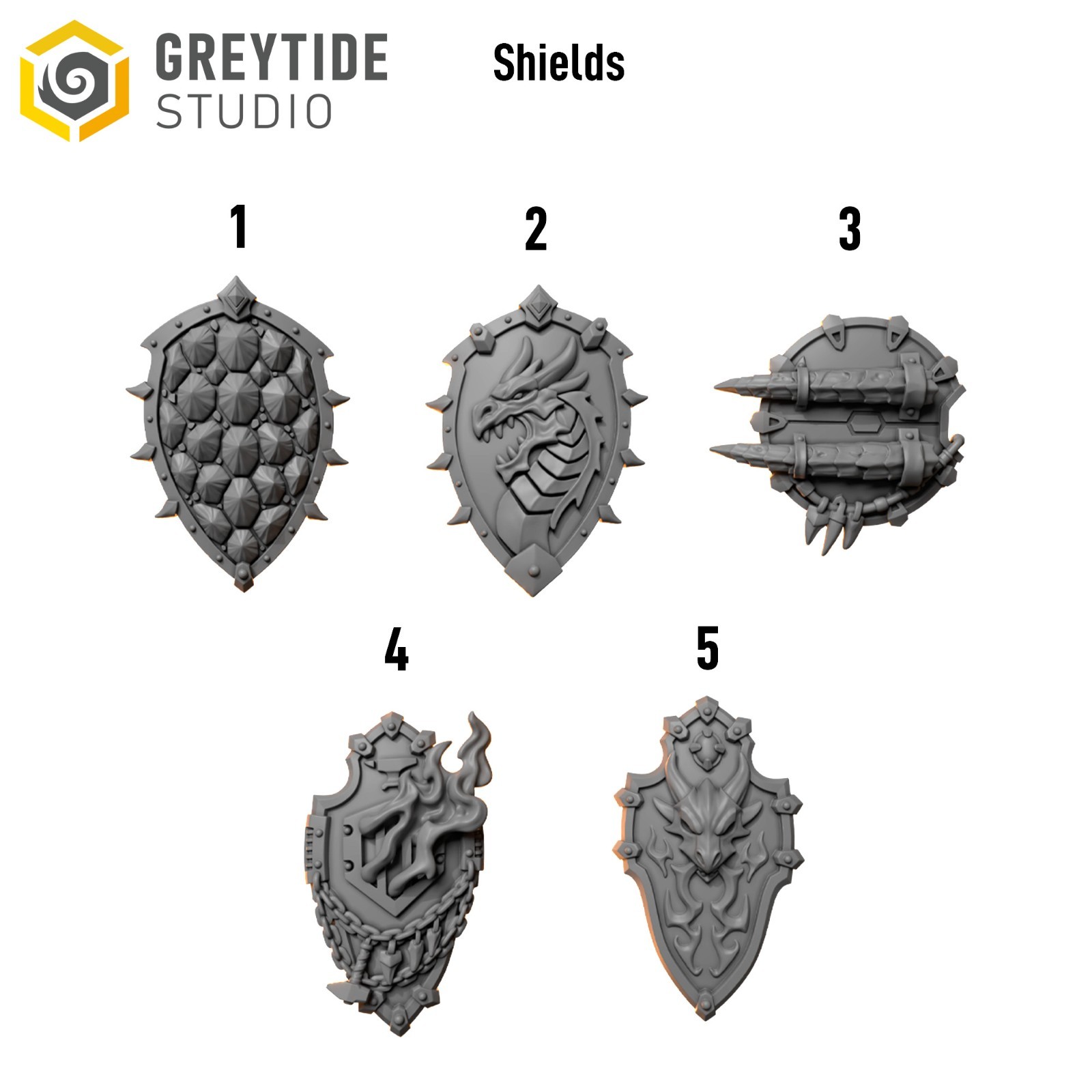 GreyTide Anvil Wardens Upgrade Kit | 100+ Custom Bits | Helmets Weapons Armor