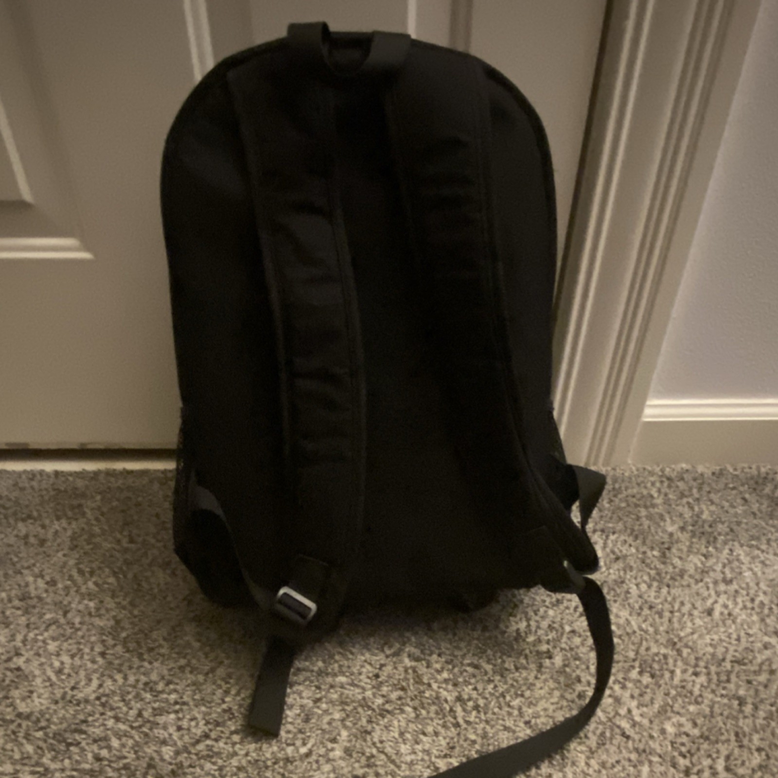TARION Black Nylon Padded Camera Backpack with Accessory Compartments
